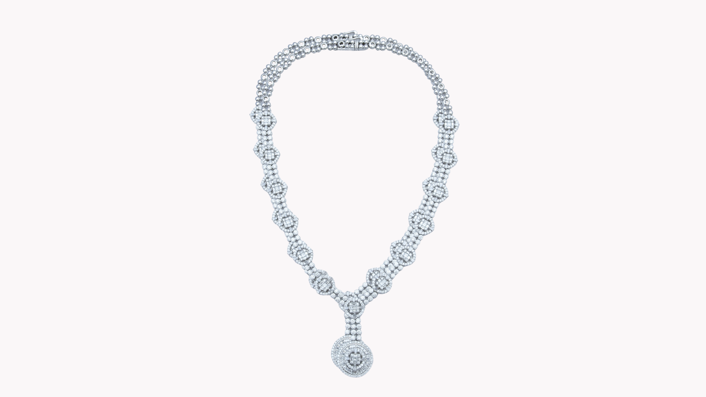Diamond Necklace K18WG_Rara Bellezza 〜ララ ベレーツァ 稀代の美〜