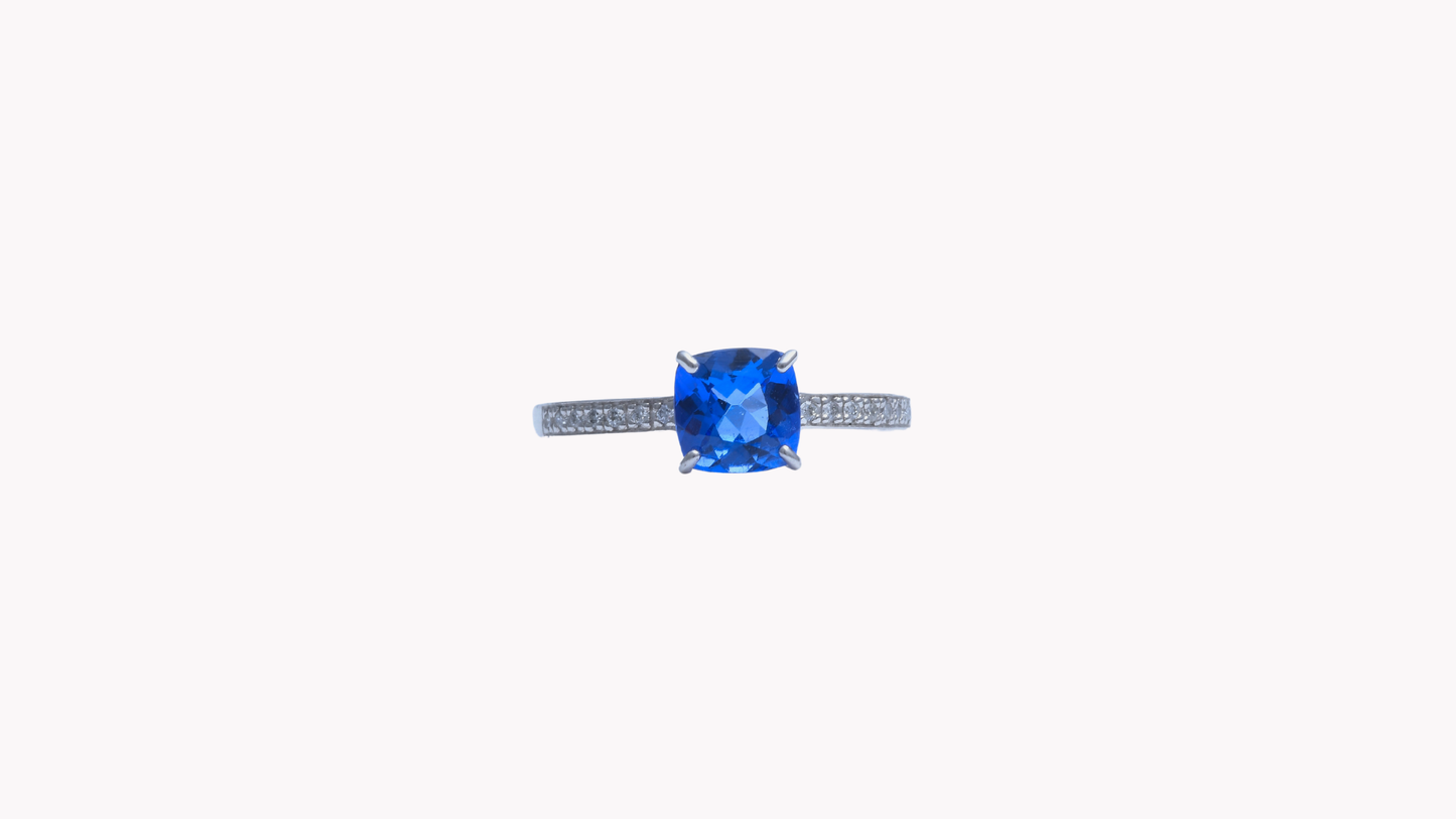 Pt900 RADタンザナイト0.86ctup/D0.05ct R_My First Jewelry マイファーストジュエリー