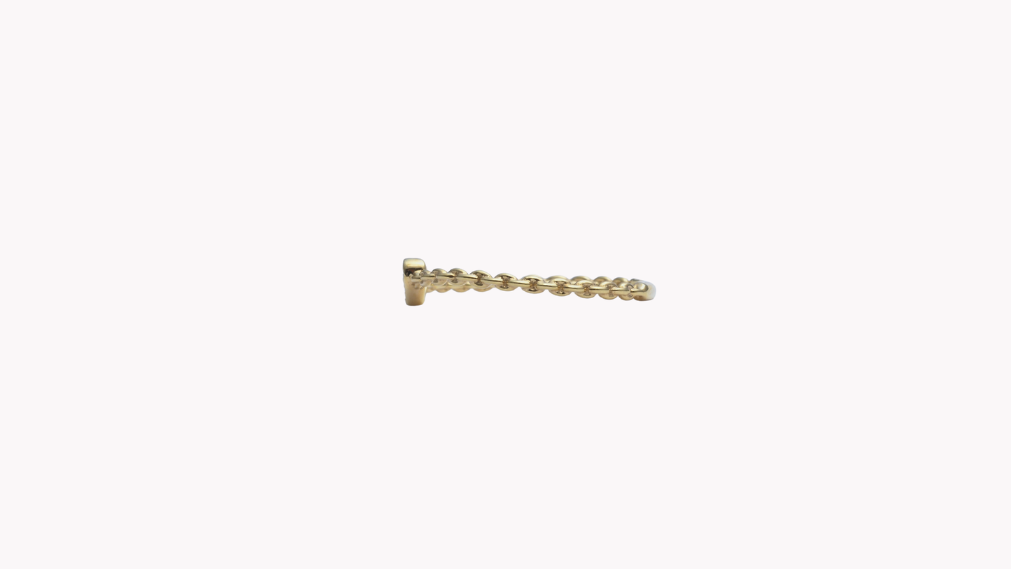 K10YGP D0.03ct ハートチェーンタイプ_My First Jewelry マイファーストジュエリー