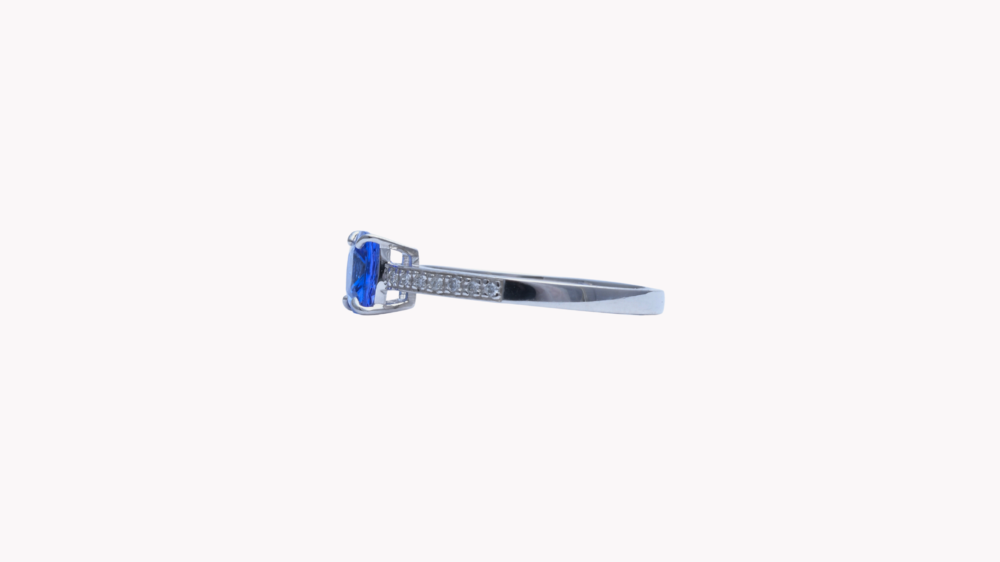 Pt900 RADタンザナイト0.86ctup/D0.05ct R_My First Jewelry マイファーストジュエリー
