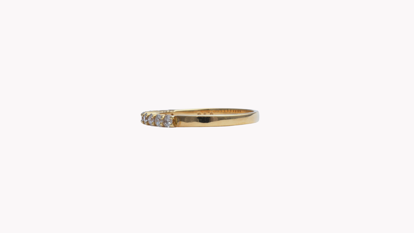 K18YG 10p D0.30ct ラインR_My First Jewelry マイファーストジュエリー
