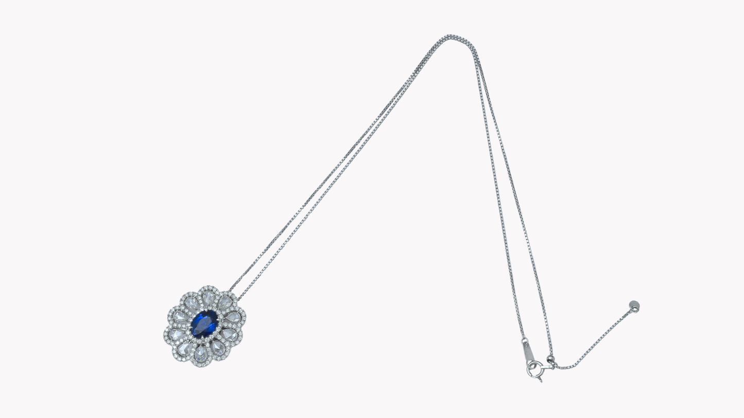Royal-Blue Sapphire Pendant AIGS_J Superlative 〜ジェイスパーラティブ 最上級の輝き〜