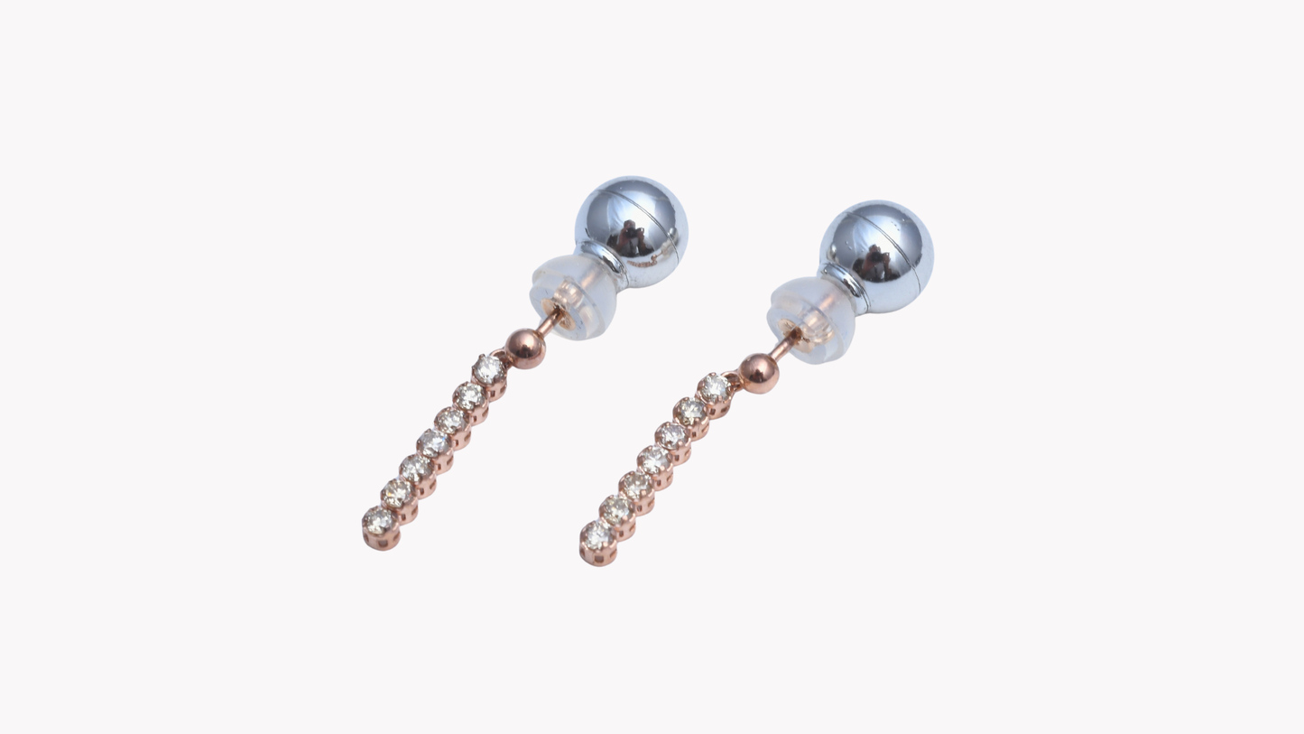 K18PG D0.30ct ラインPi -2001_My First Jewelry マイファーストジュエリー