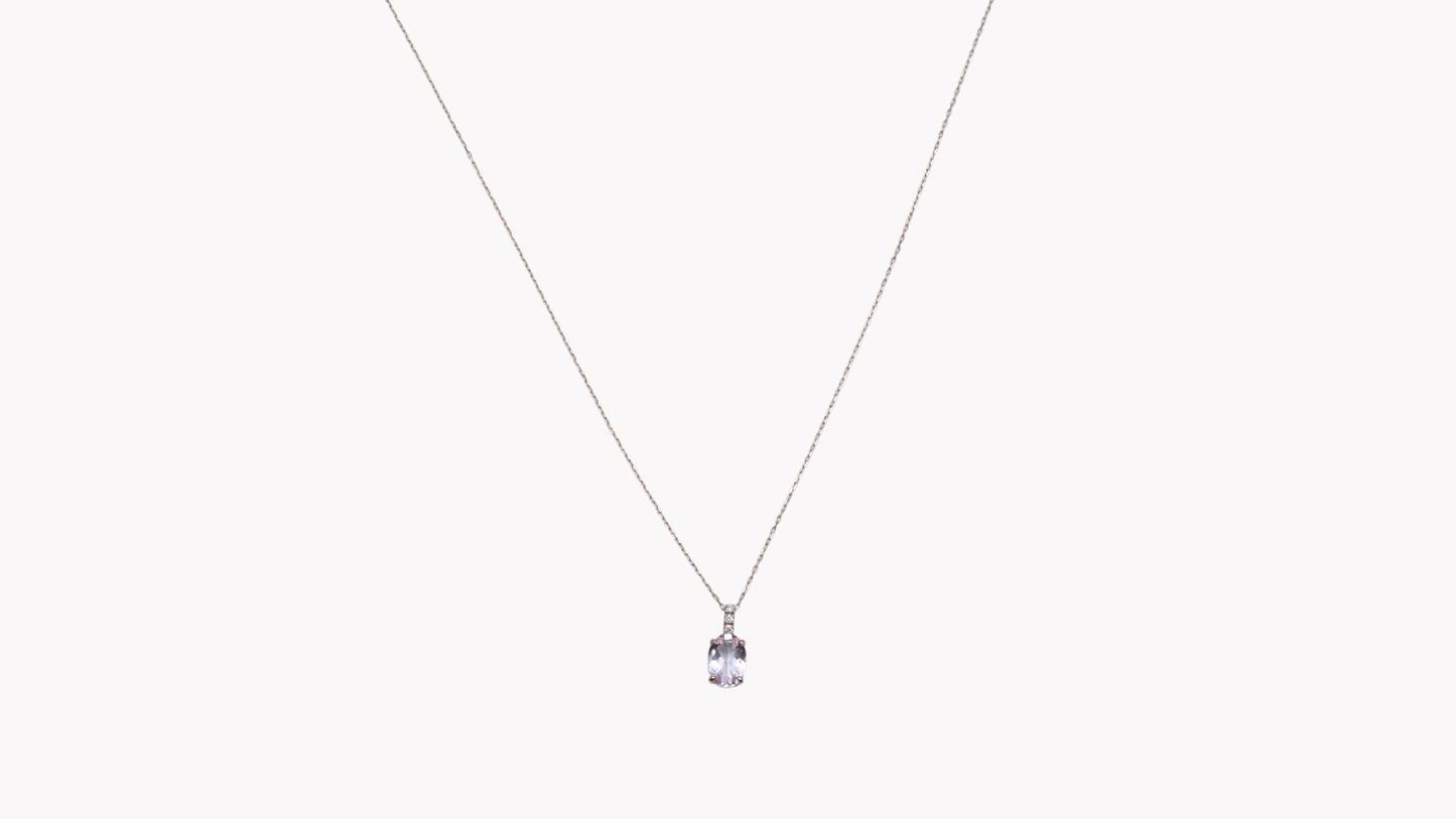 K18PG PSモルガナイト 0.55ctup/D0.02ct PN_My First Jewelry マイファーストジュエリー