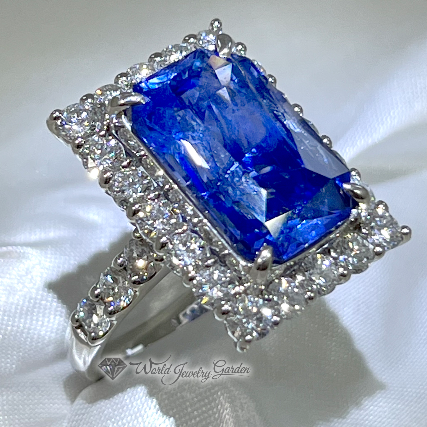 蓝色蓝宝石 10.38 克拉戒指,带 GIA 真品证书 Symbol of Noble ~Symbol of Noble~ wi0004