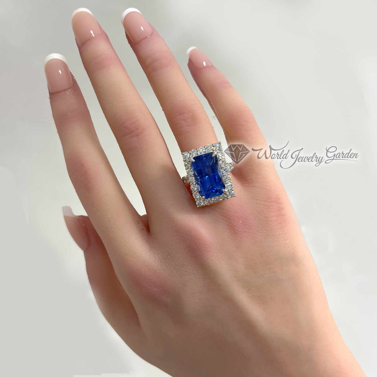 蓝色蓝宝石 10.38 克拉戒指,带 GIA 真品证书 Symbol of Noble ~Symbol of Noble~ wi0004