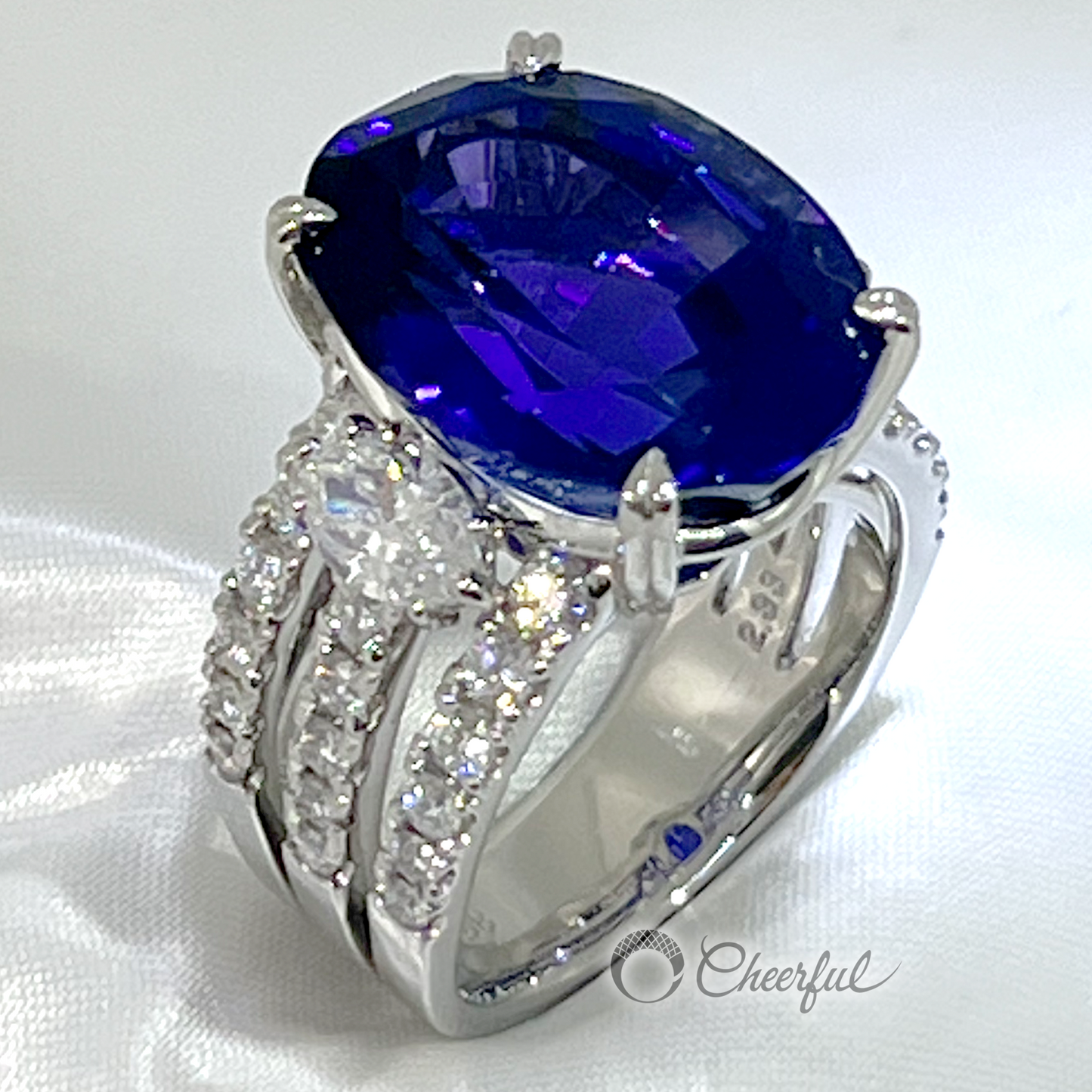 坦桑石 19.06 克拉戒指 TASAKI Rejewelry Cheerful ~Cheerful~ cs0010