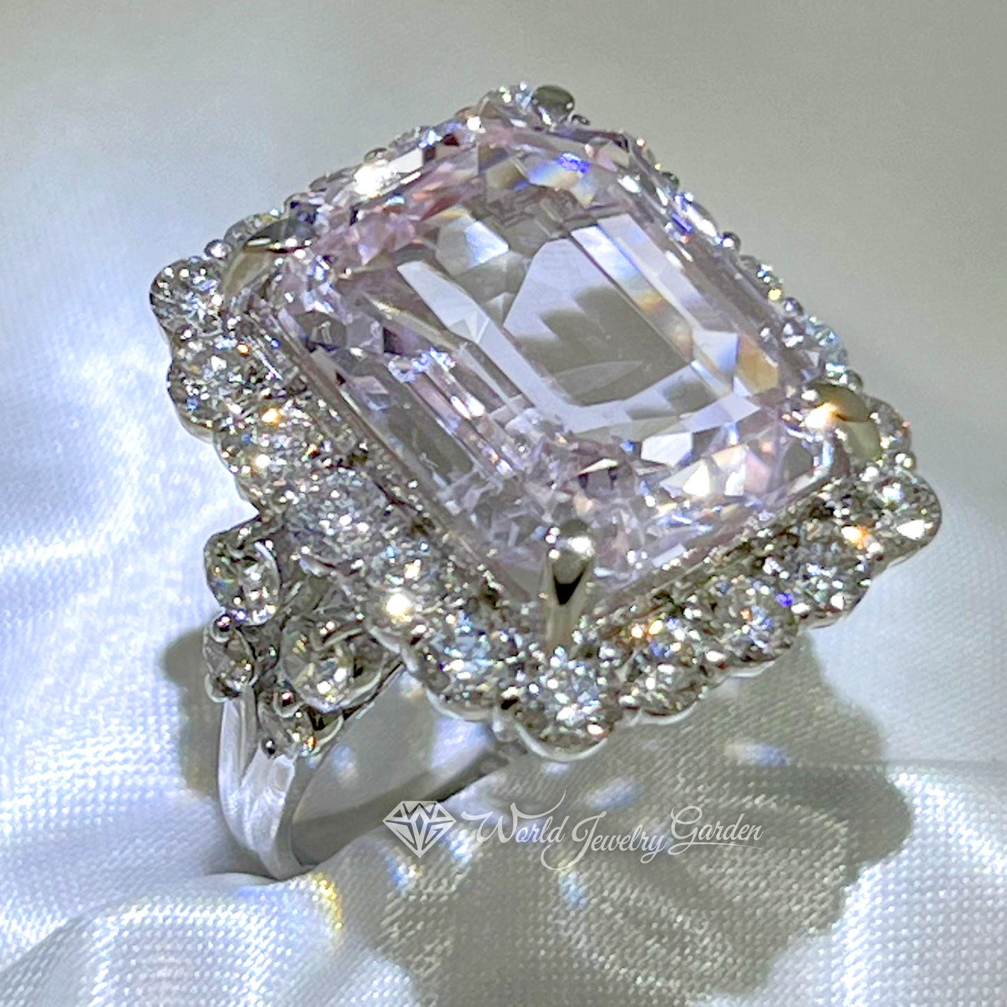 粉色蓝宝石 14.67 戒指,带 GIA 真品证书 Symbol of Noble ~Symbol of Noble~ wi0005