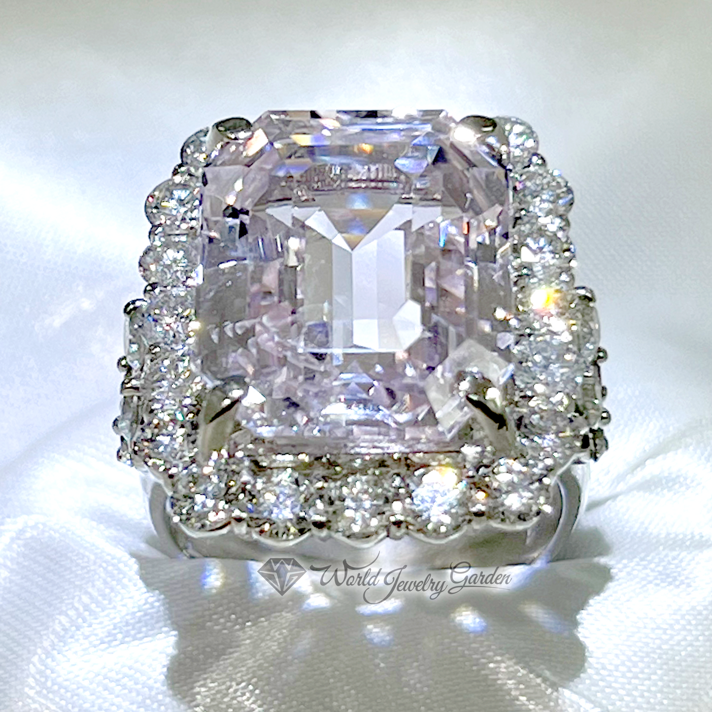 粉色蓝宝石 14.67 戒指,带 GIA 真品证书 Symbol of Noble ~Symbol of Noble~ wi0005