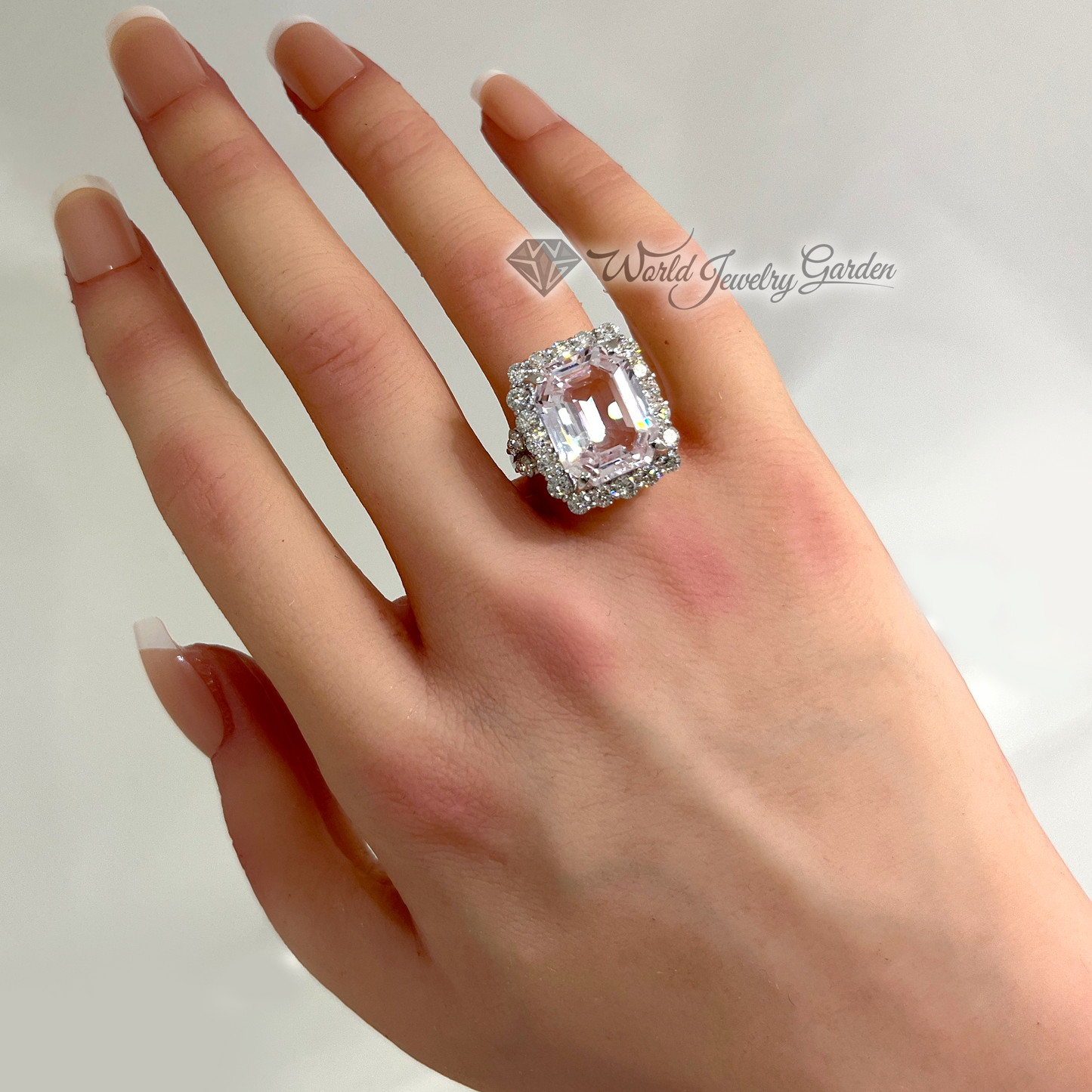 粉色蓝宝石 14.67 戒指,带 GIA 真品证书 Symbol of Noble ~Symbol of Noble~ wi0005