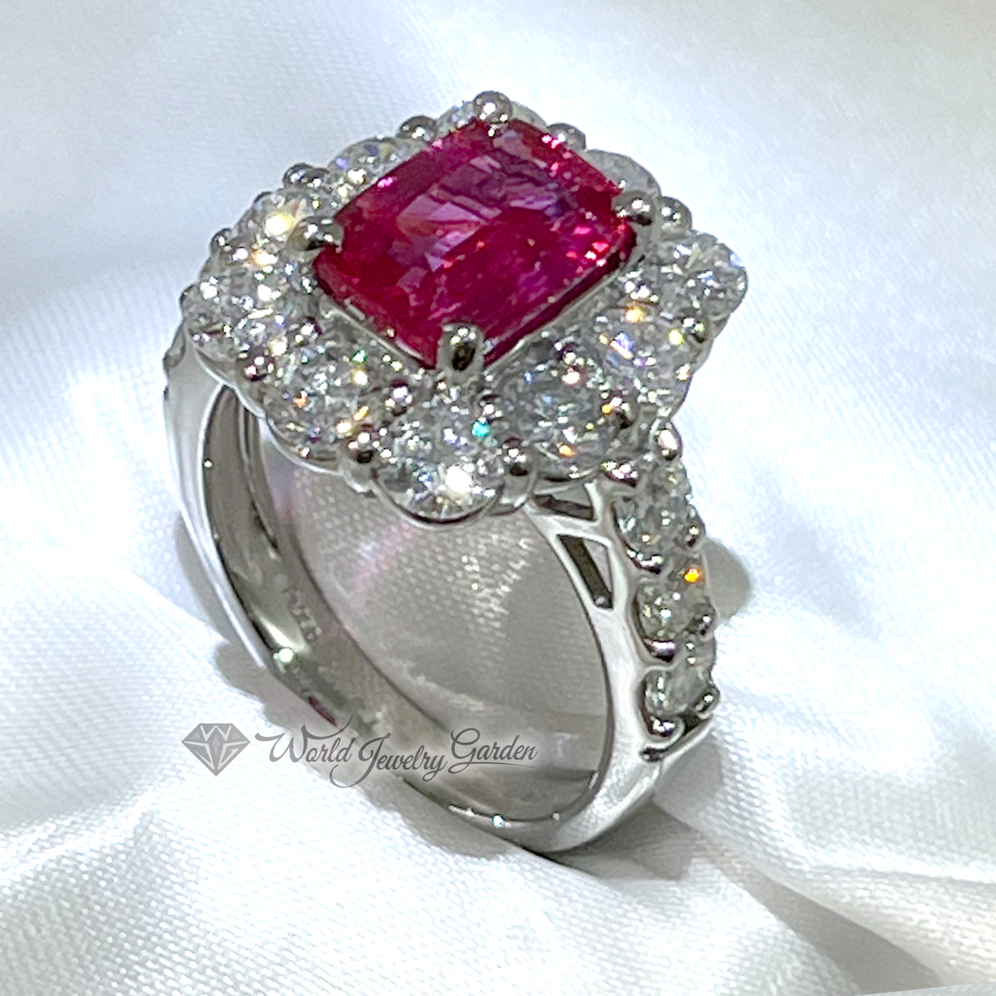 红宝石戒指,带有 GIA 真品证书 Symbol of Noble ~Symbol of Noble~ wi0008