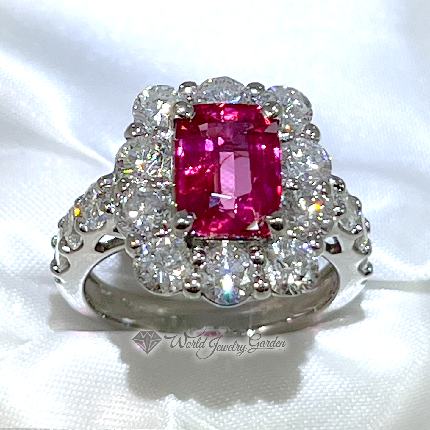 红宝石戒指,带有 GIA 真品证书 Symbol of Noble ~Symbol of Noble~ wi0008