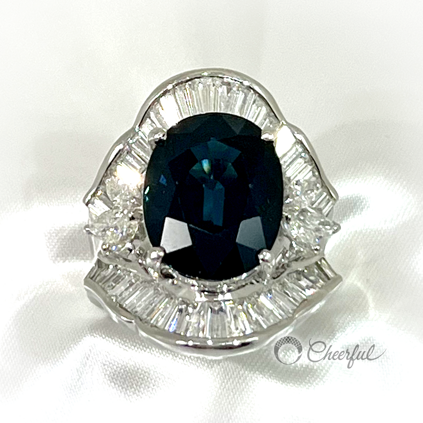 蓝宝石 11.11 克拉戒指,带 GIA 真品证书 Rejewelry Cheerful ~Cheerful~ cd00012000497850