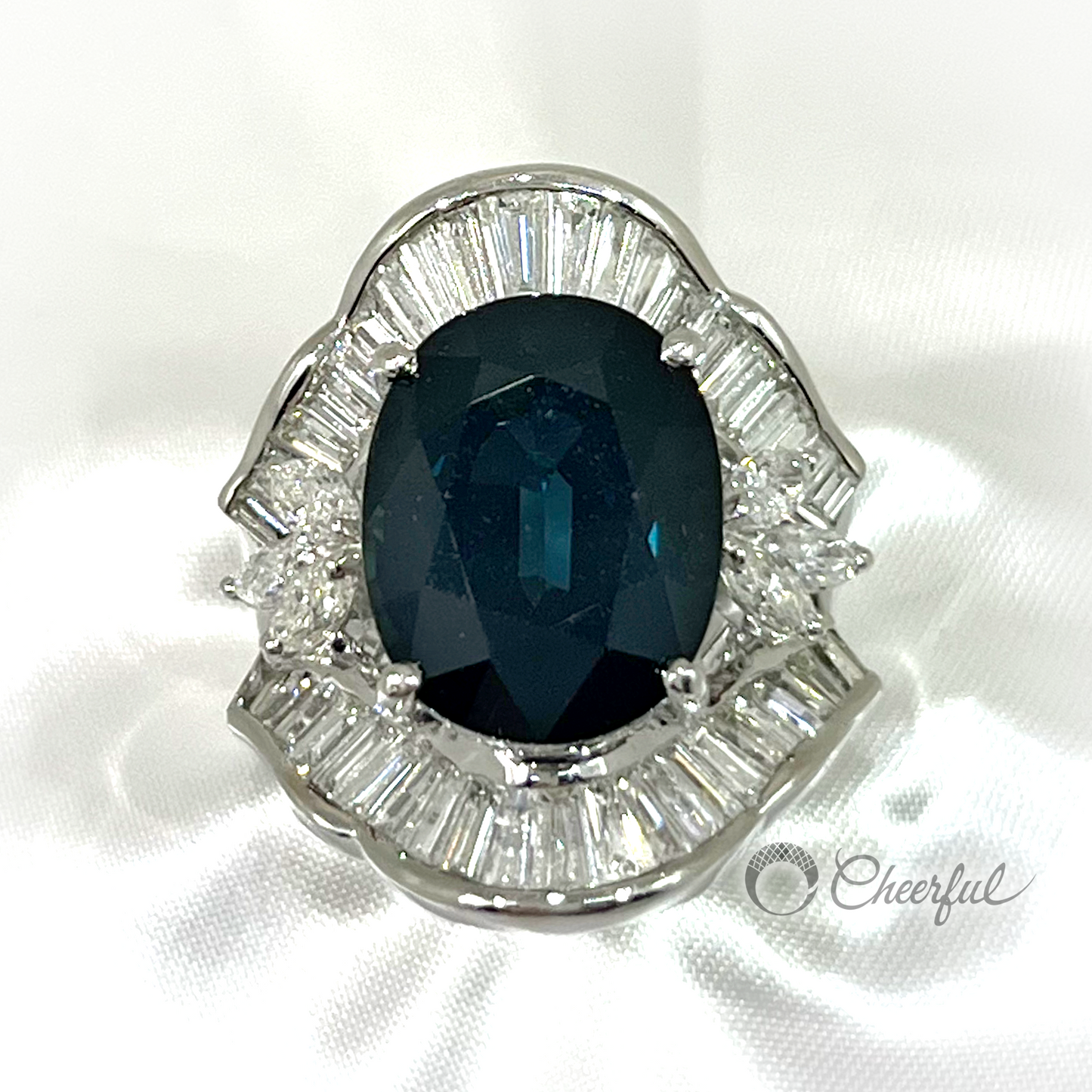 蓝宝石 11.11 克拉戒指,带 GIA 真品证书 Rejewelry Cheerful ~Cheerful~ cd00012000497850