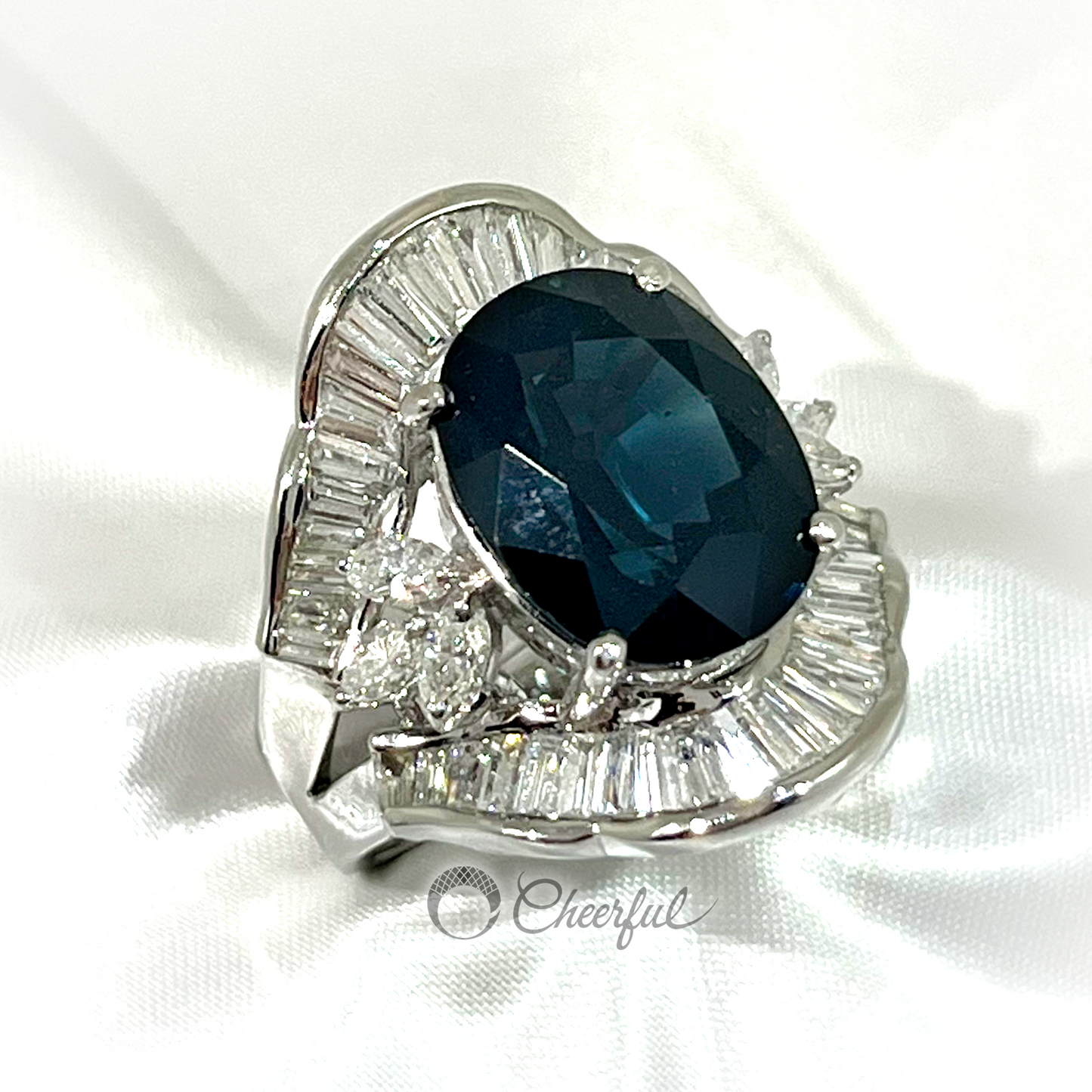 蓝宝石 11.11 克拉戒指,带 GIA 真品证书 Rejewelry Cheerful ~Cheerful~ cd00012000497850