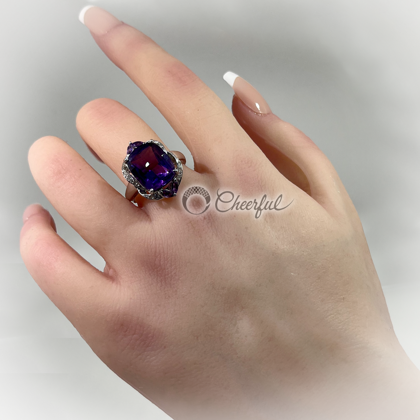 紫水晶 5.99 克拉戒指 Re-jewelry Cheerful CD00052000701250