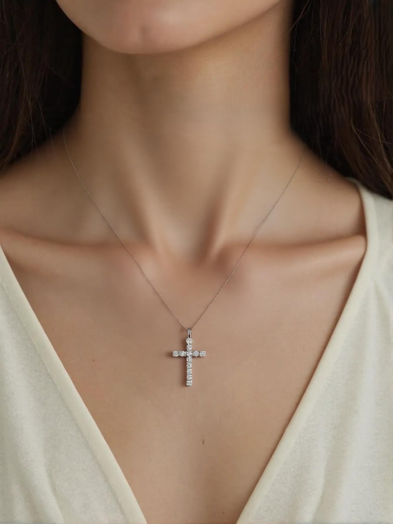 Cross Diamond Necklace_Belle Journée. 〜ベルジューネ 素敵な日〜