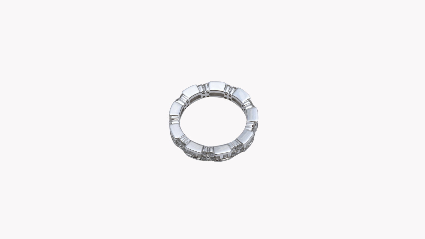 18K White Gold × Wide_NICE SPAKLE~ ナイス スパークル 素敵な輝き~