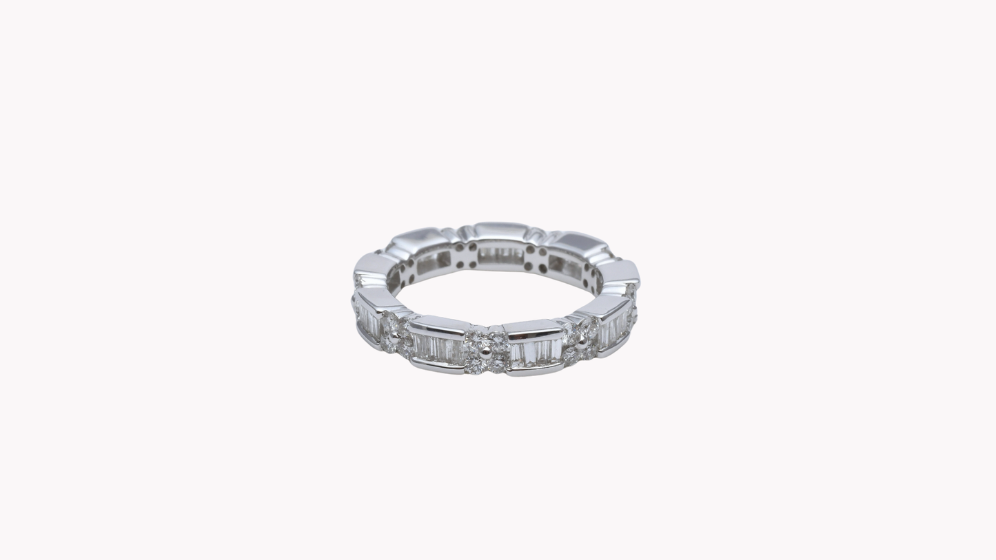 18K White Gold × Wide_NICE SPAKLE~ ナイス スパークル 素敵な輝き~
