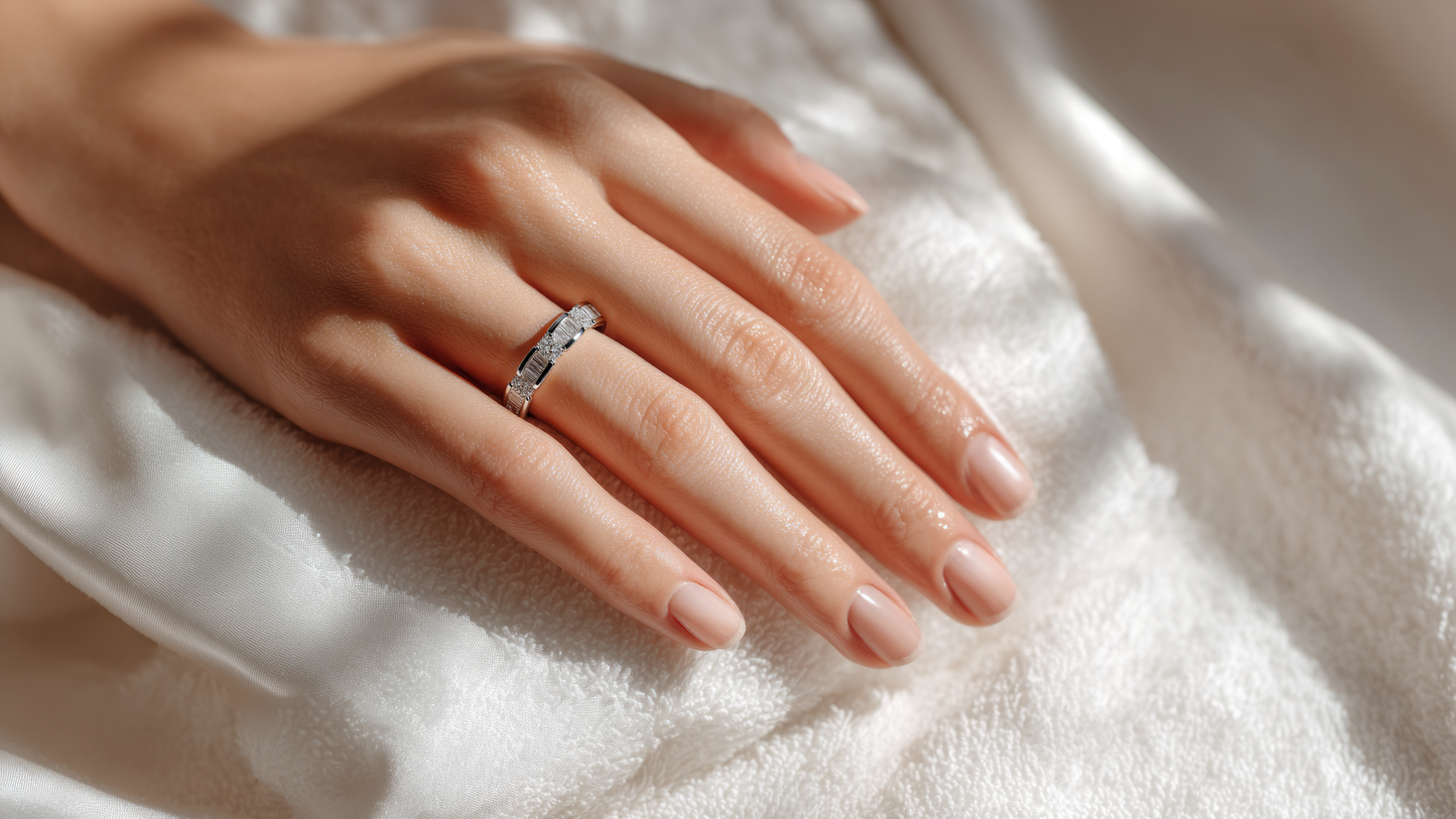 18K White Gold × Wide_NICE SPAKLE~ ナイス スパークル 素敵な輝き~