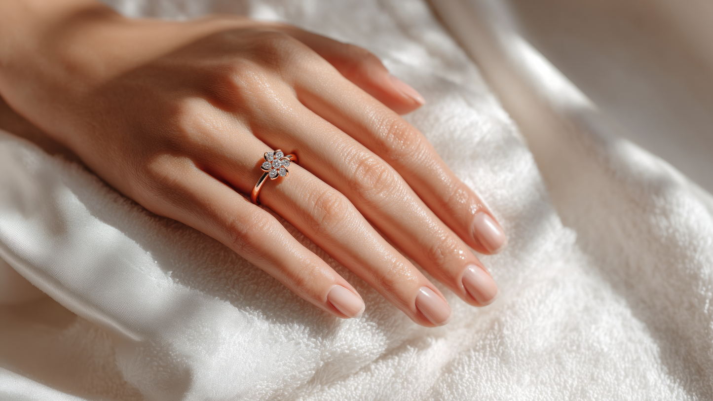 18K Pink Gold × Simple_NICE SPAKLE~ ナイス スパークル 素敵な輝き~