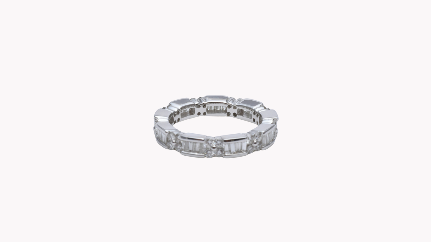 18K White Gold × Wide_NICE SPAKLE~ ナイス スパークル 素敵な輝き~