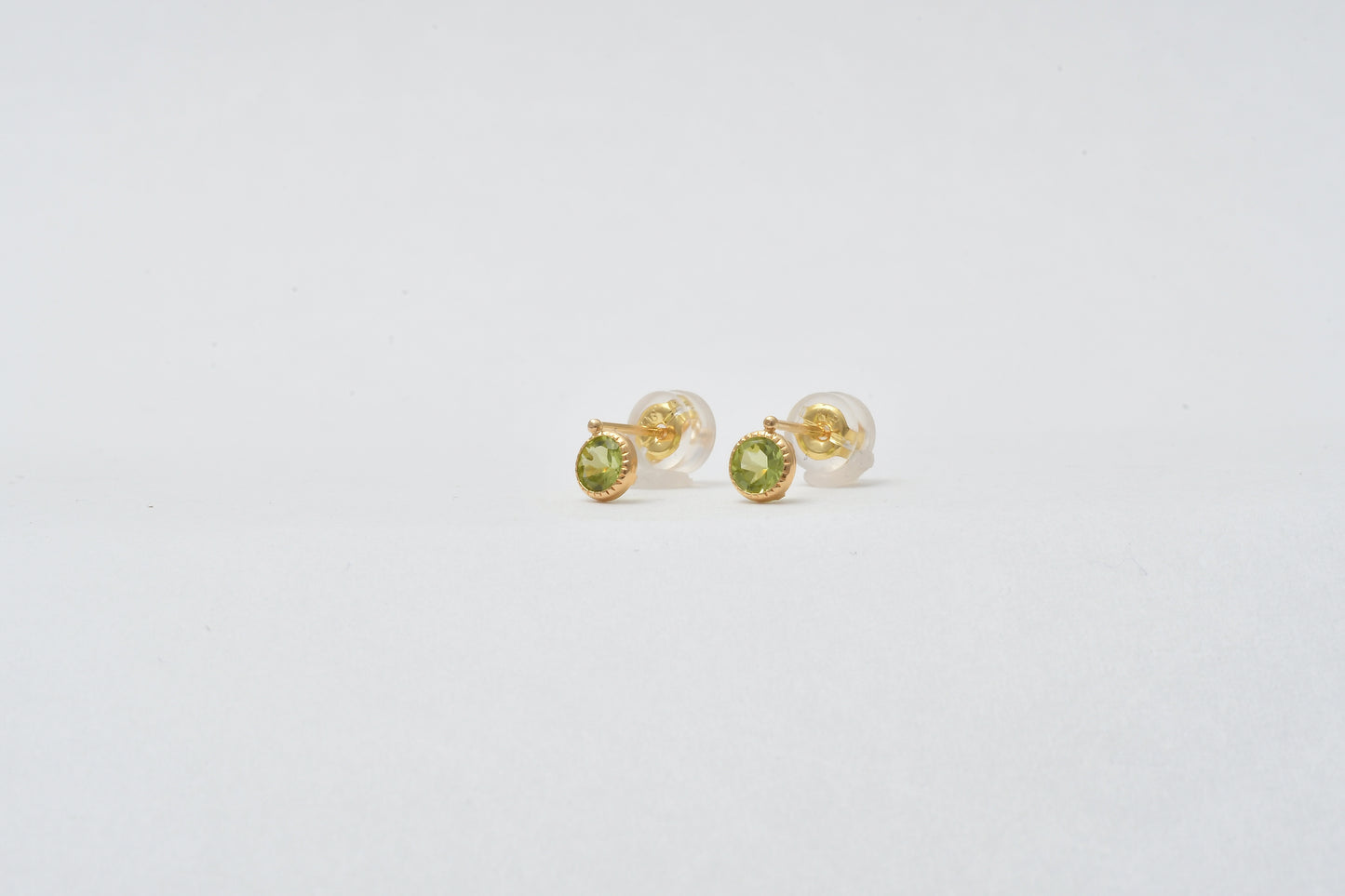 Peridot Earrings K18YG_My First Jewelry マイファーストジュエリー