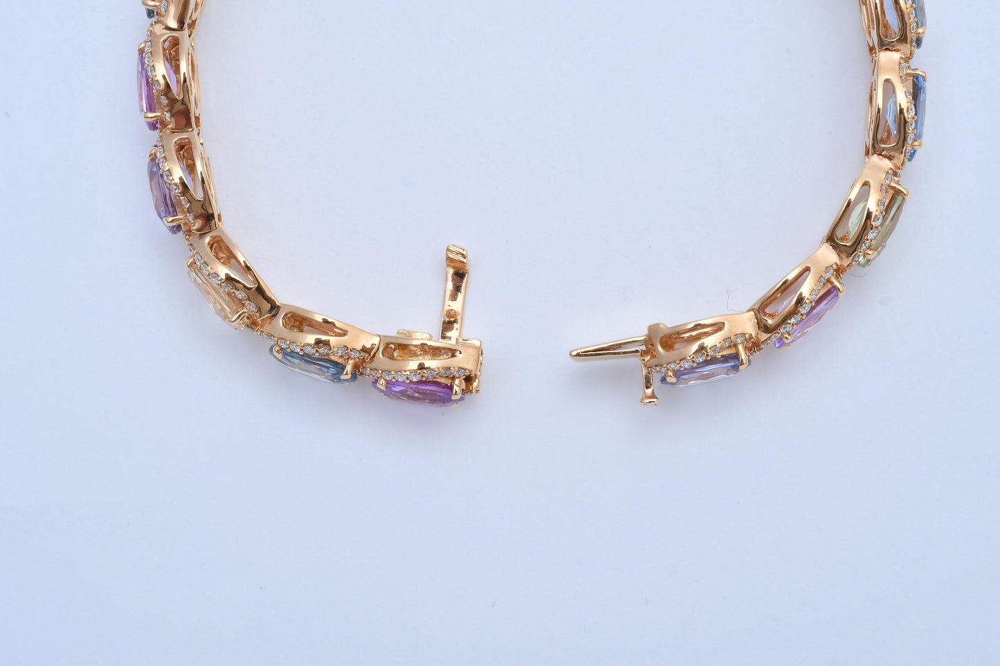 Multi-Sapphire Bracelet 18KPG