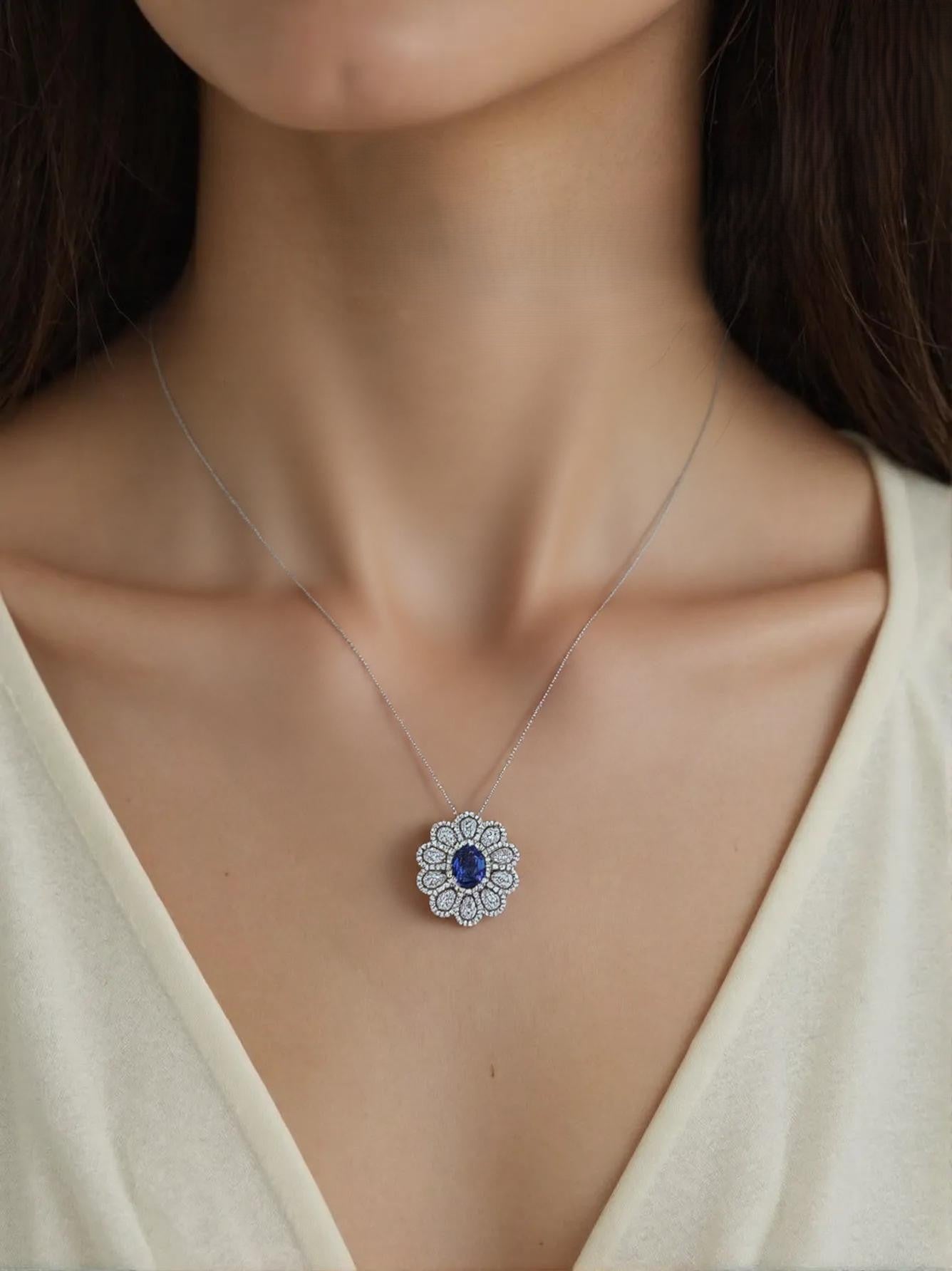 Royal-Blue Sapphire Pendant AIGS_J Superlative 〜ジェイスパーラティブ 最上級の輝き〜
