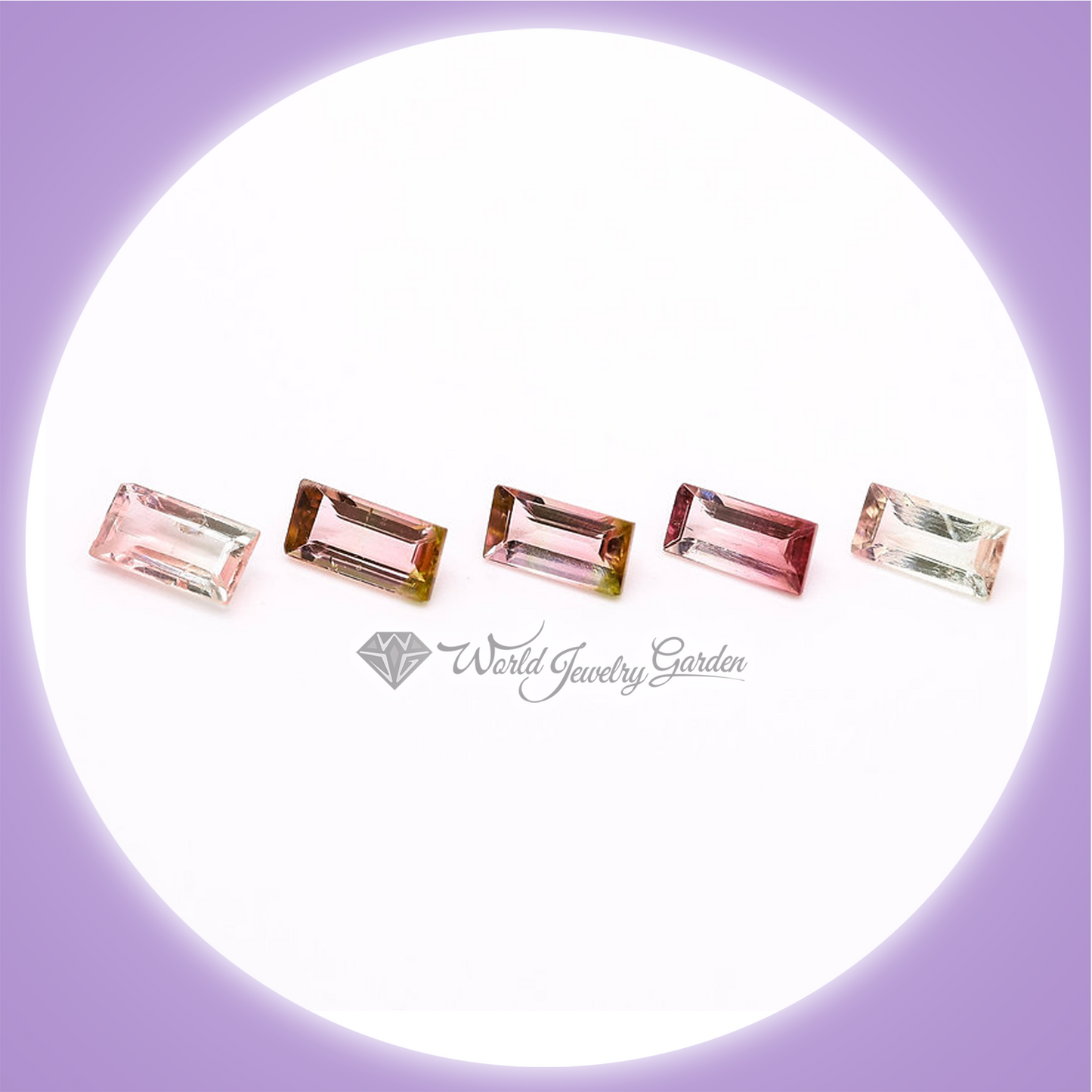 双色电气石 ±0.80~1.00 克拉/颗 珍贵彩色宝石 ~ 珍贵彩色宝石 ~ wc0077OSTOU10001