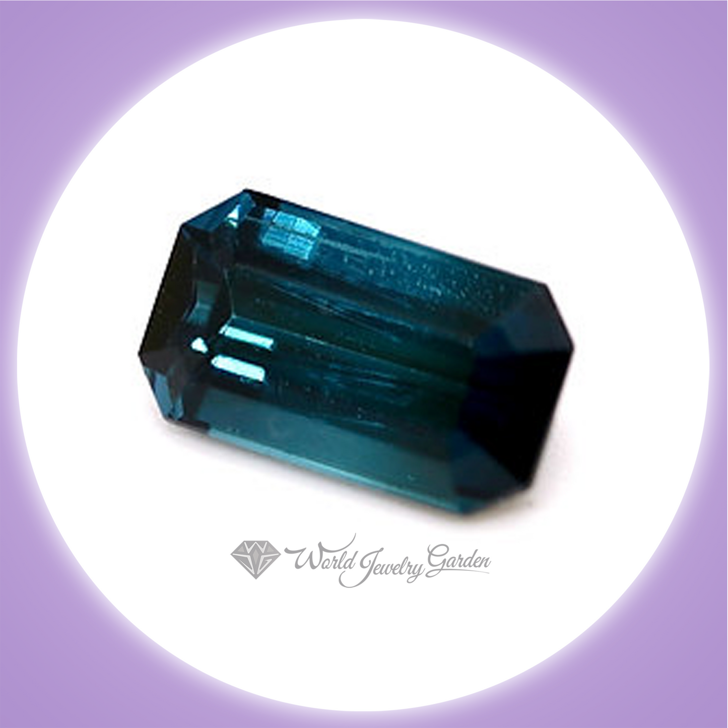 靛蓝碧玺 1.26 克拉珍贵彩色宝石 ~珍贵彩色宝石~ wc0078OSTOU0017