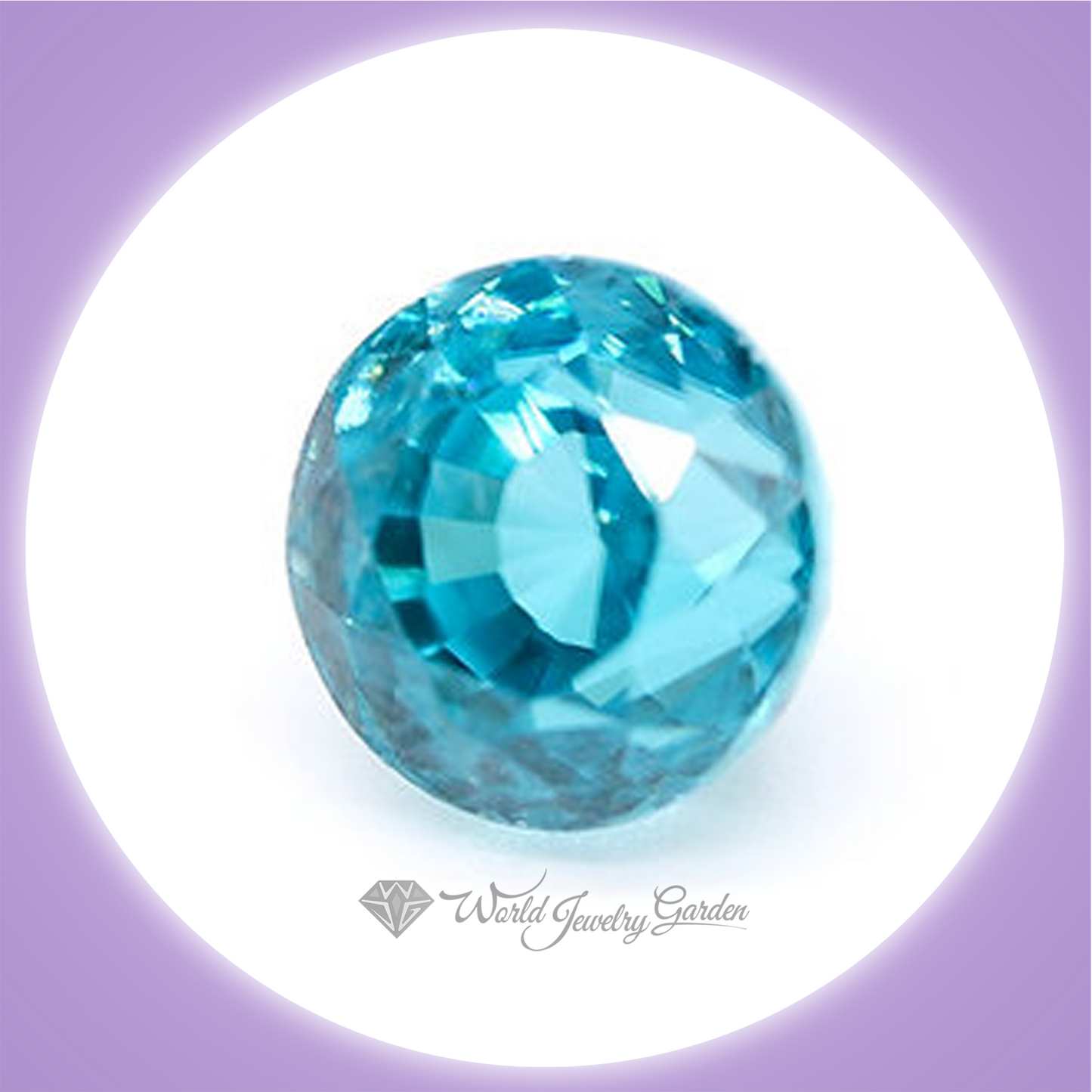 蓝色锆石 2.64 克拉珍贵彩色宝石 ~ 珍贵彩色宝石 ~ wc0100OSBZ0009