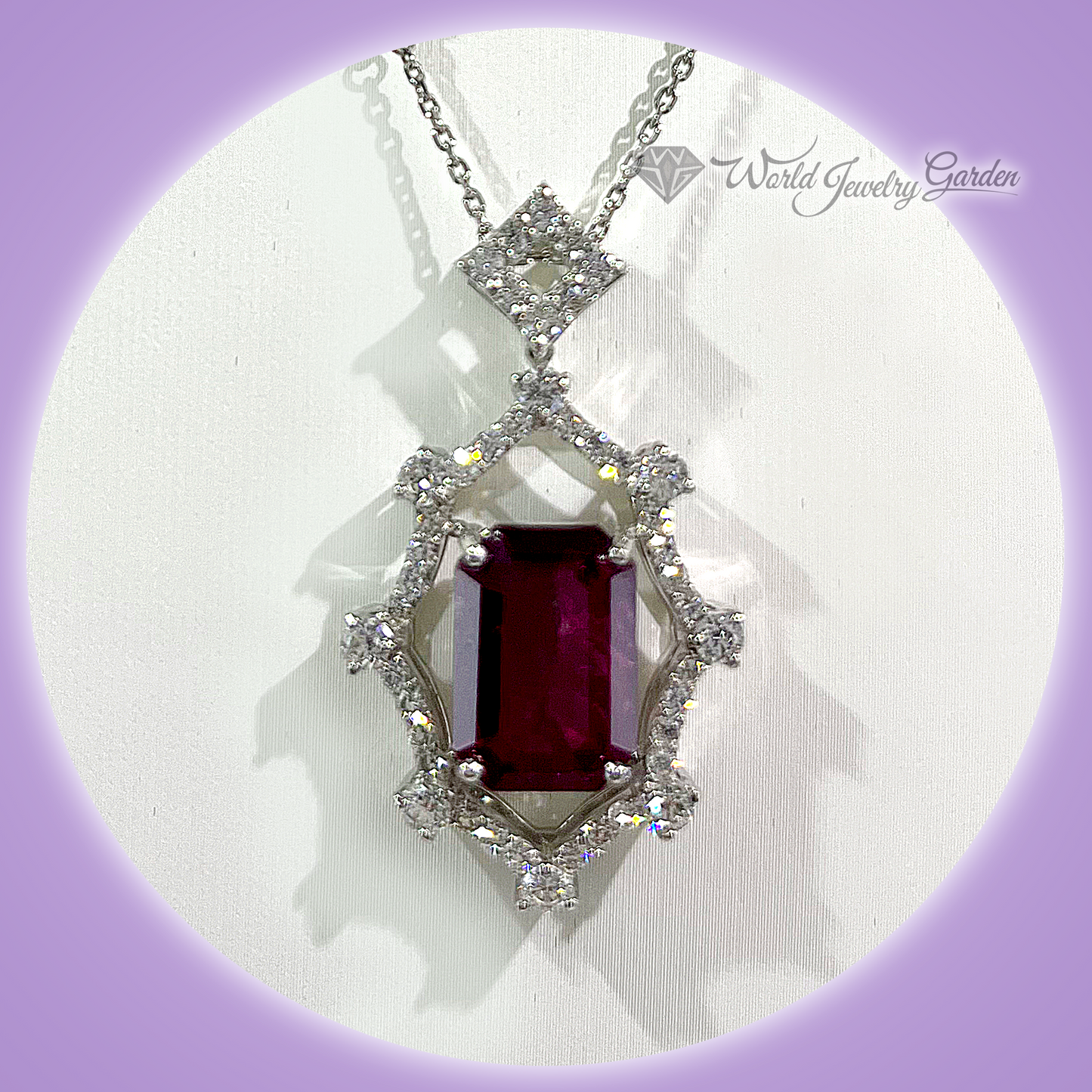 7.14 克拉红宝石项链,带 GIA 真品证书 Symbol of Noble ~Symbol of Noble~ wi0017