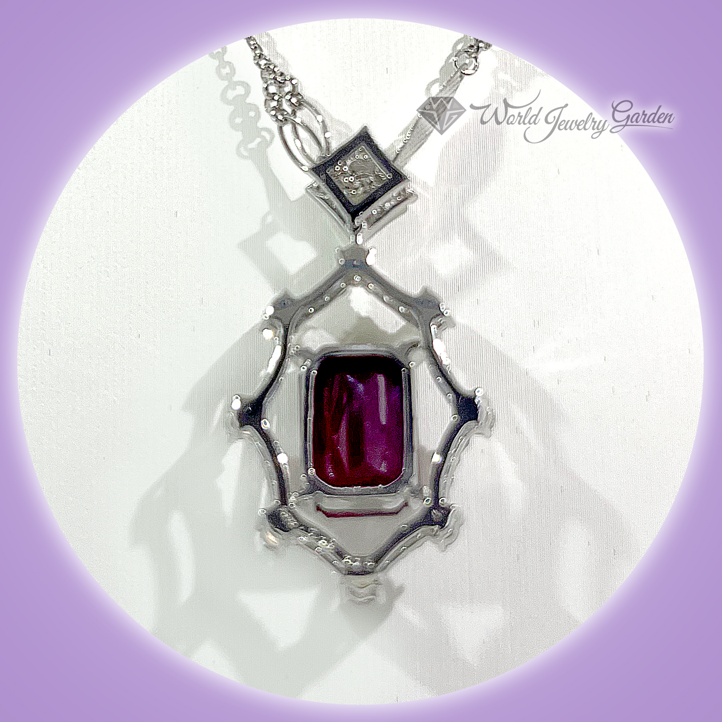 7.14 克拉红宝石项链,带 GIA 真品证书 Symbol of Noble ~Symbol of Noble~ wi0017