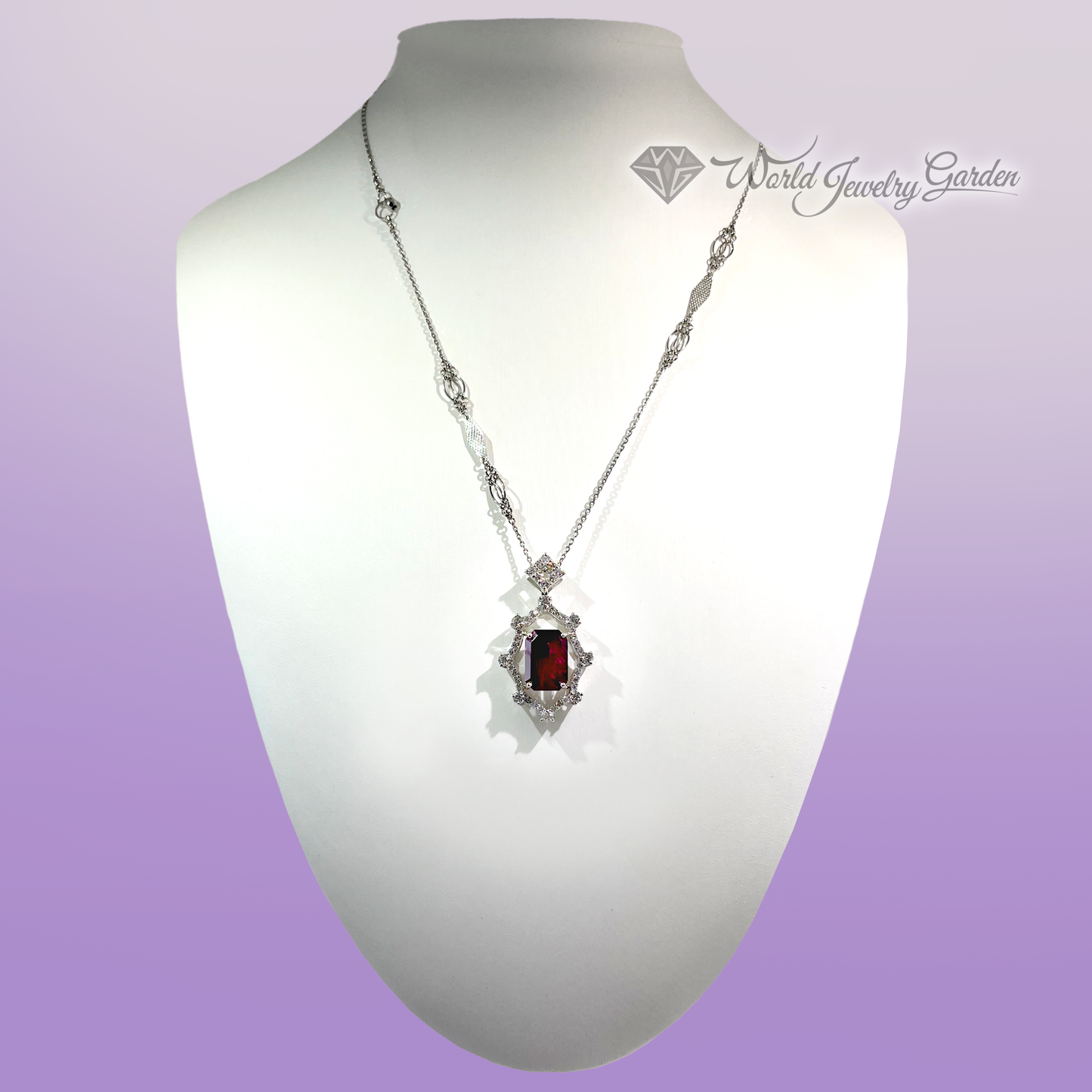 7.14 克拉红宝石项链,带 GIA 真品证书 Symbol of Noble ~Symbol of Noble~ wi0017