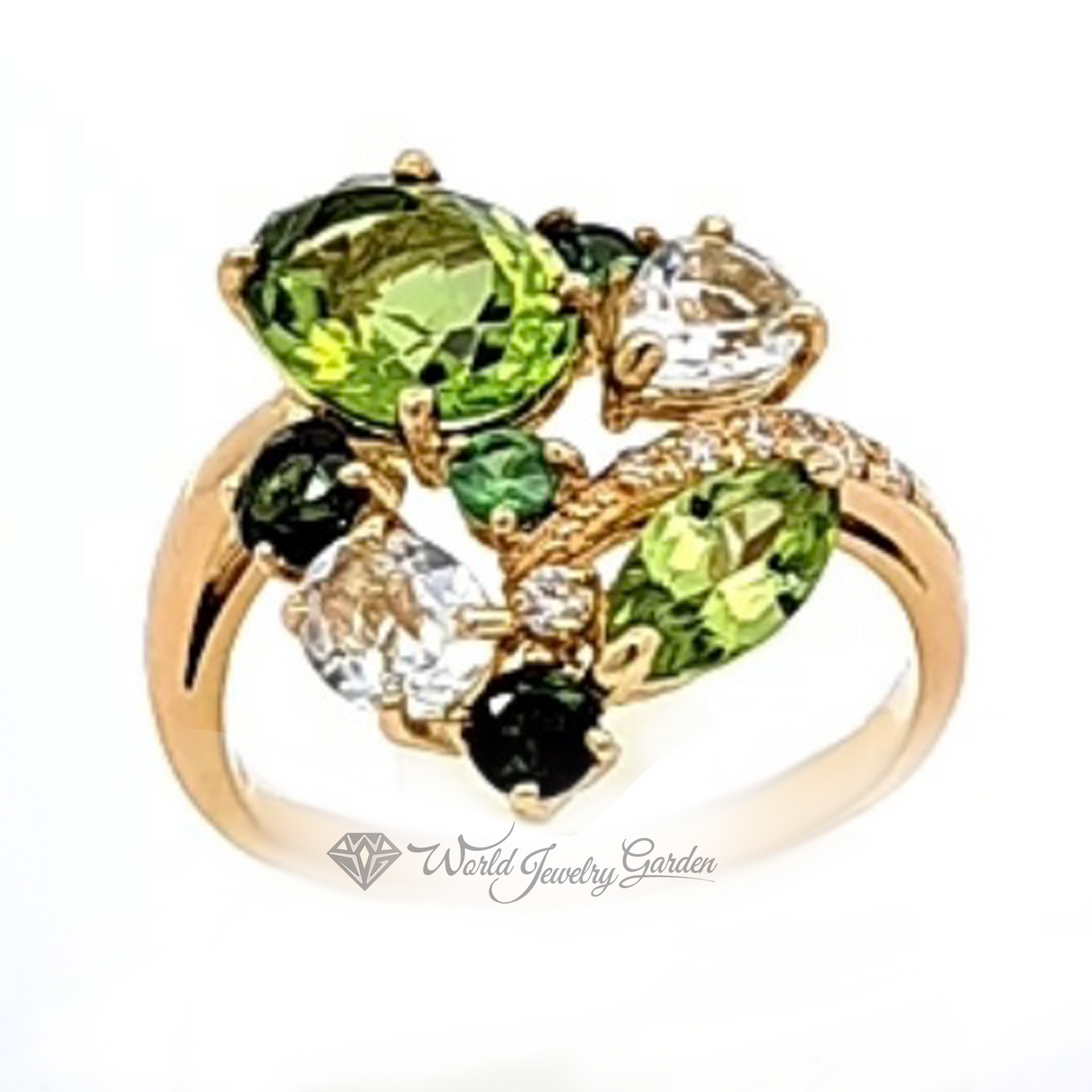 混合宝石戒指 K18 黄金 Luce Delicata ~Luce Delicata Gentle Light~ wmt0008221224-00201
