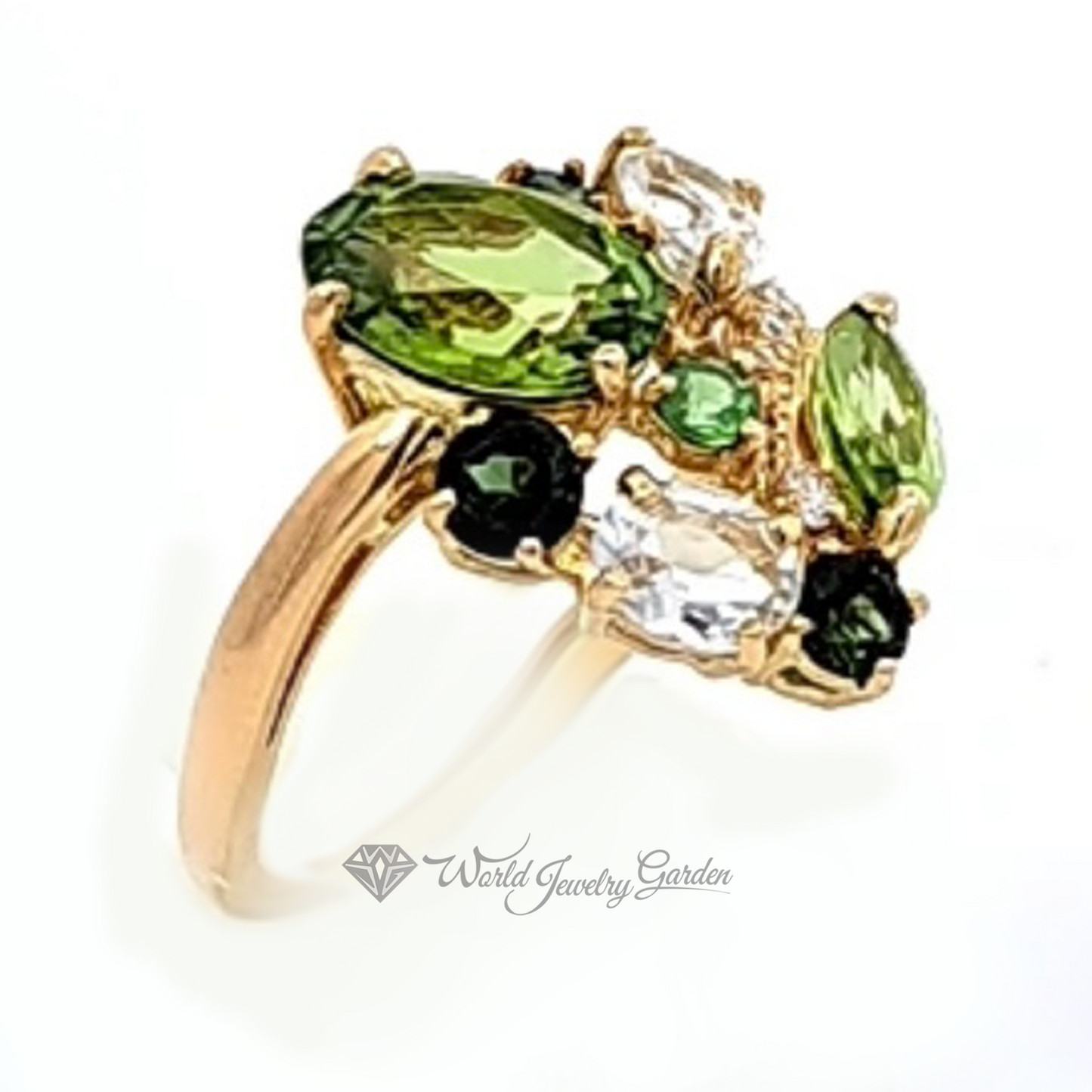 混合宝石戒指 K18 黄金 Luce Delicata ~Luce Delicata Gentle Light~ wmt0008221224-00201