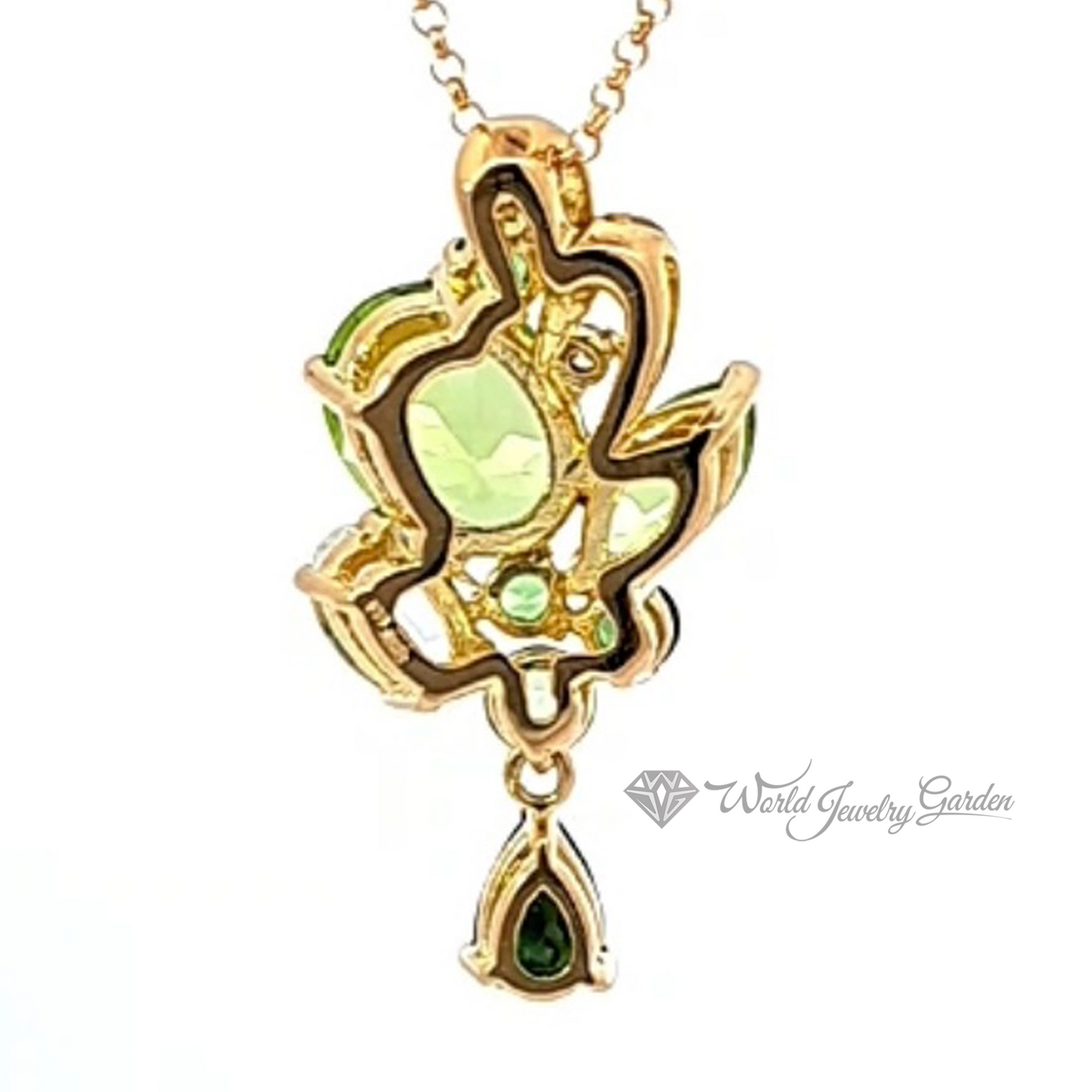 混合宝石项链 K18 黄金 Luce Delicata ~Luce Delicata Gentle Light~ wmt0006441224-01783