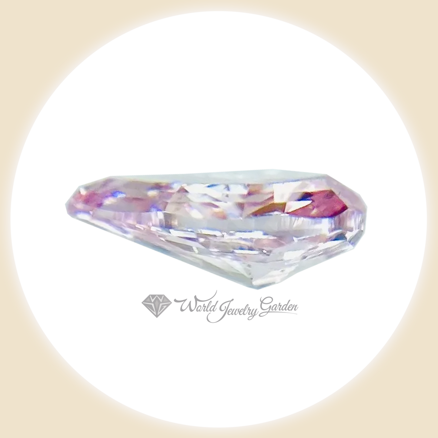 钻石 浓彩紫粉红色 0.22 克拉 艳彩钻石~艳彩钻石~ wr0023rt2153