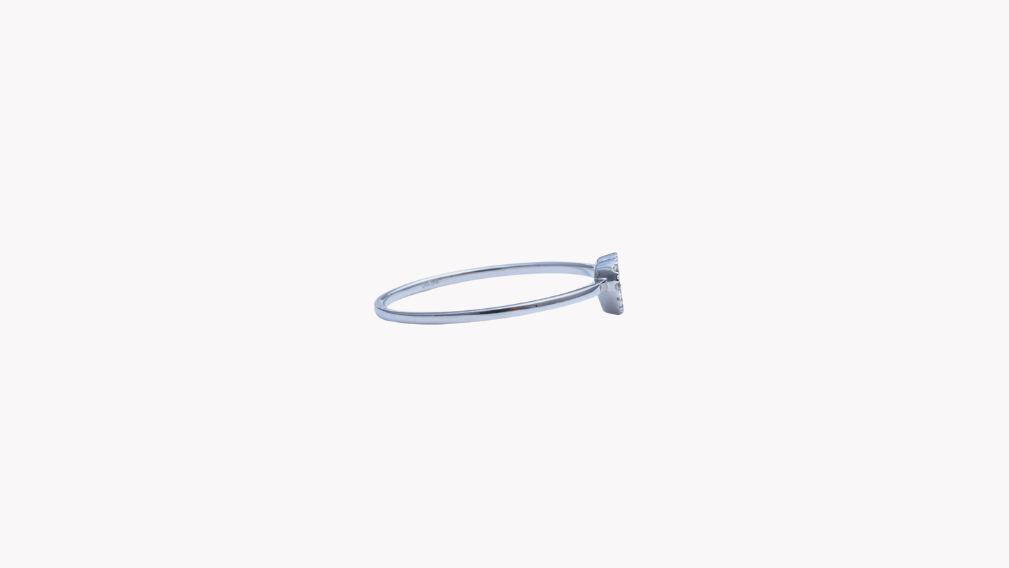 K10WGD0.04ctup オープンループ_My First Jewelry マイファーストジュエリー