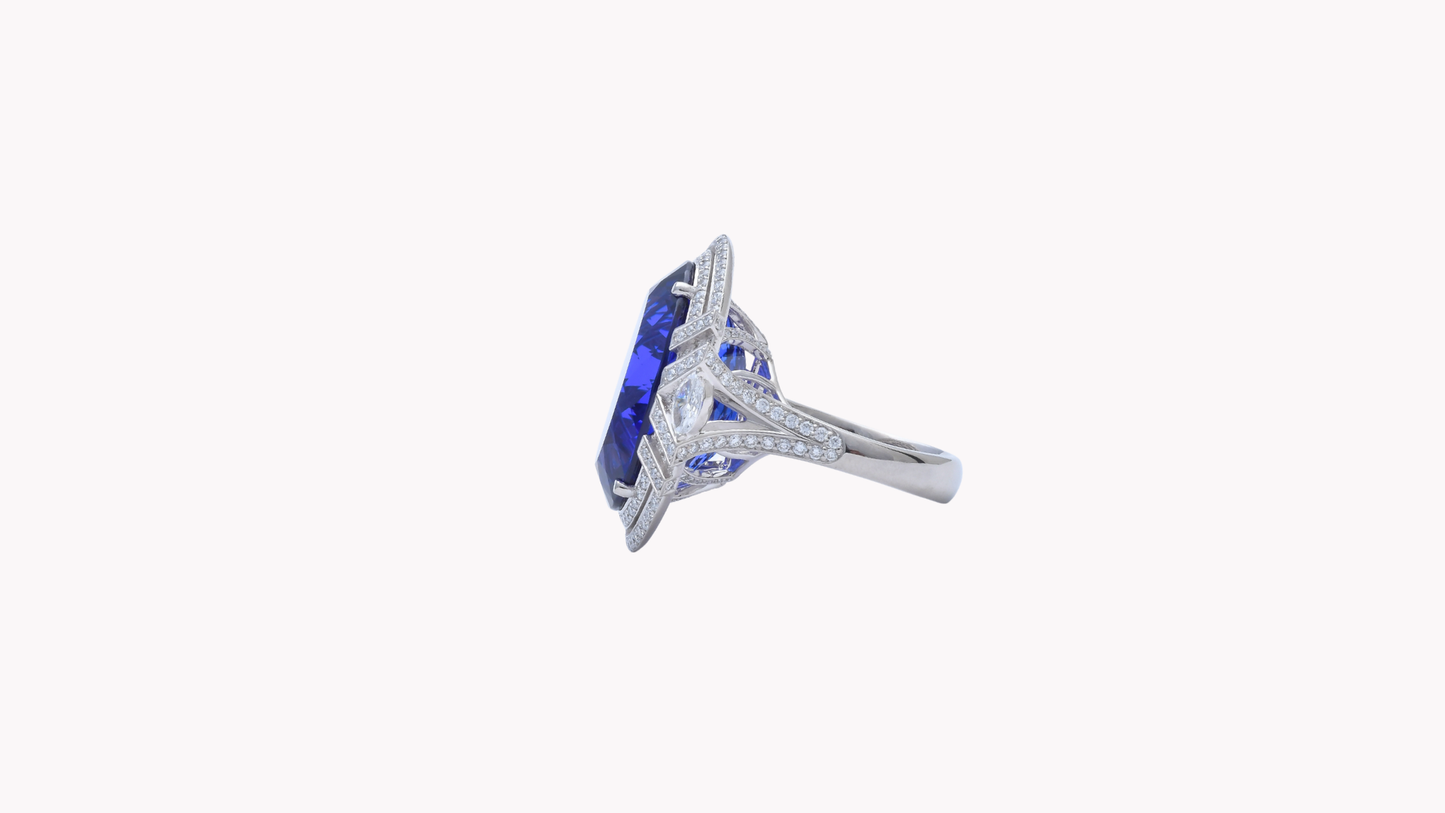 Tanzanite Ring Pt900_Rara Bellezza 〜ララ ベレーツァ 稀代の美〜