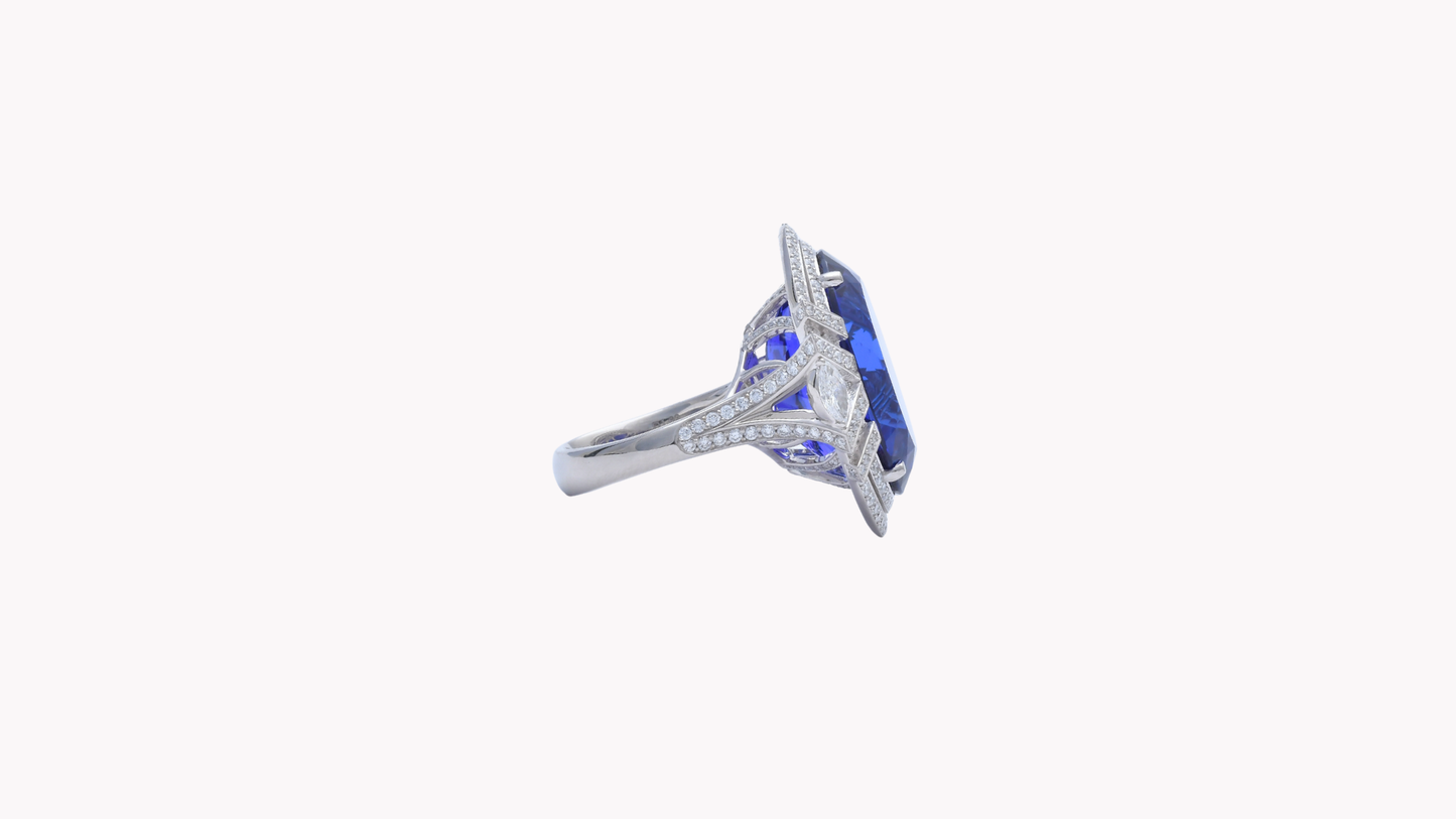 Tanzanite Ring Pt900_Rara Bellezza 〜ララ ベレーツァ 稀代の美〜