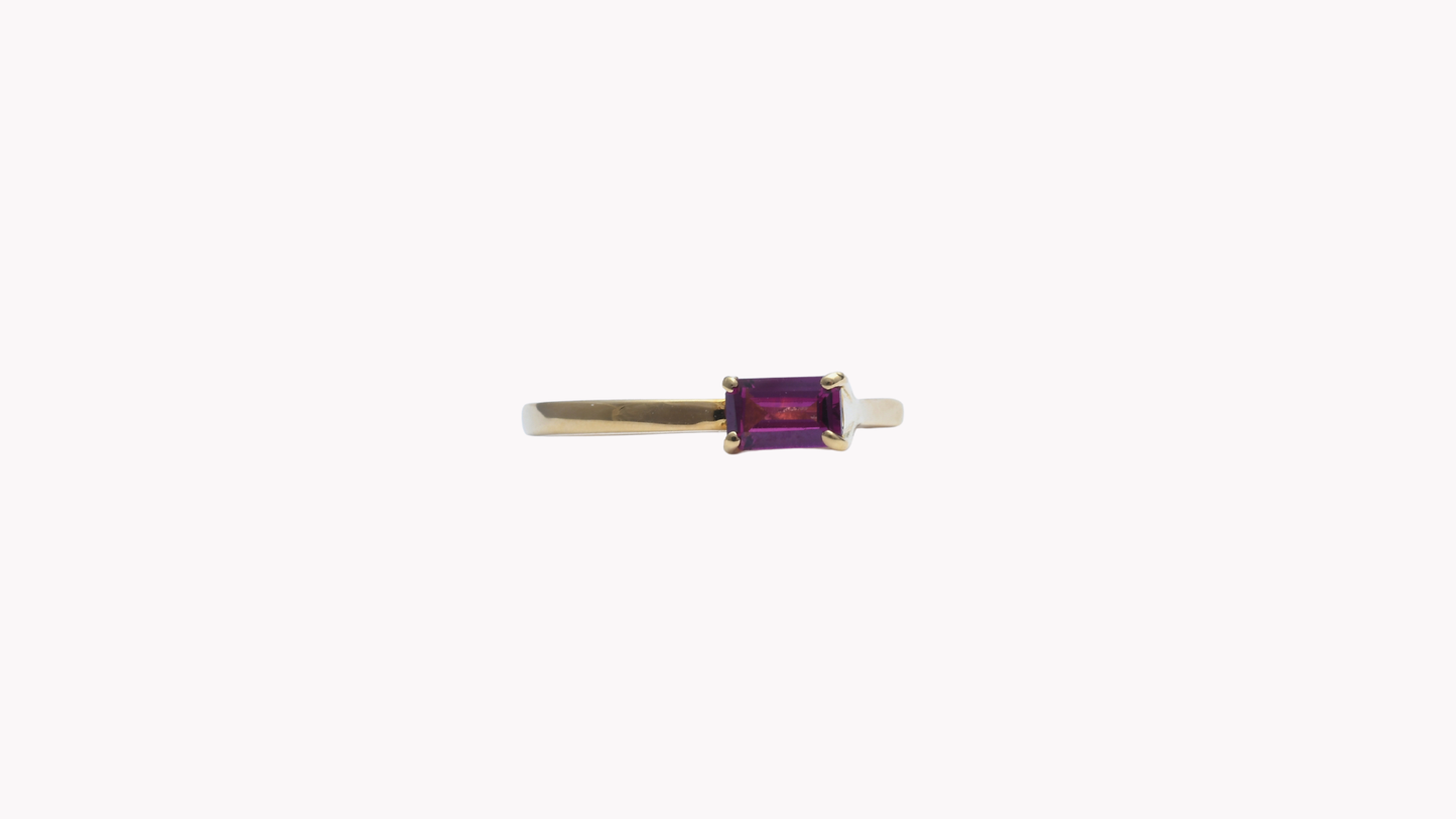 K18YGEMロードライトガーネットピンキーR_My First Jewelry マイファーストジュエリー