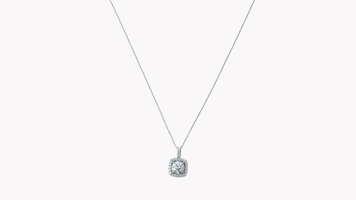 Natural Diamond Necklace Pt900_Belle Journée. 〜ベルジューネ 素敵な日〜