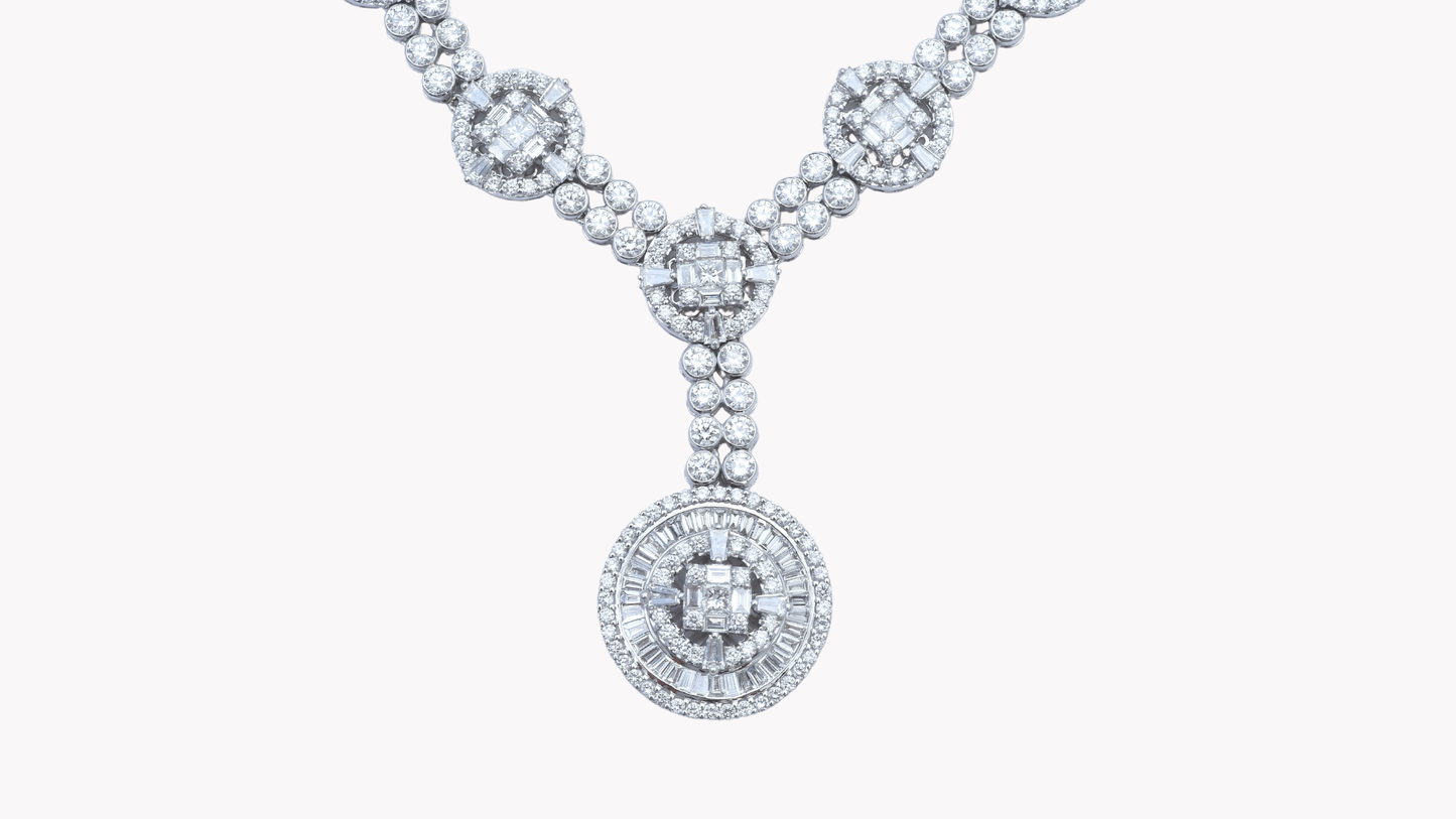 Diamond Necklace K18WG_Rara Bellezza 〜ララ ベレーツァ 稀代の美〜