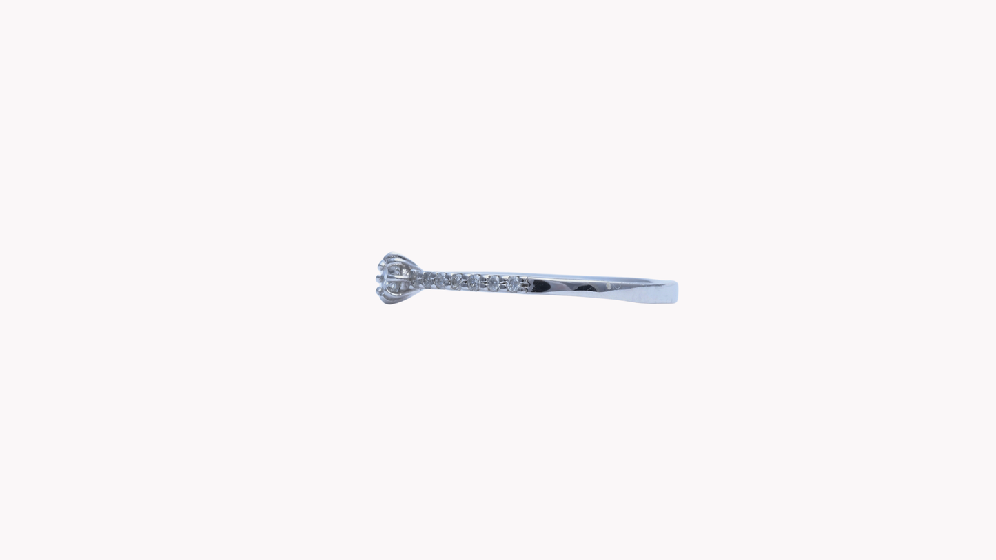 WGP D0.14ctup R 8pin A13-034K18W_My First Jewelry マイファーストジュエリー