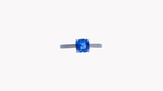 Pt900 RADタンザナイト0.86ctup/D0.05ct R_My First Jewelry マイファーストジュエリー