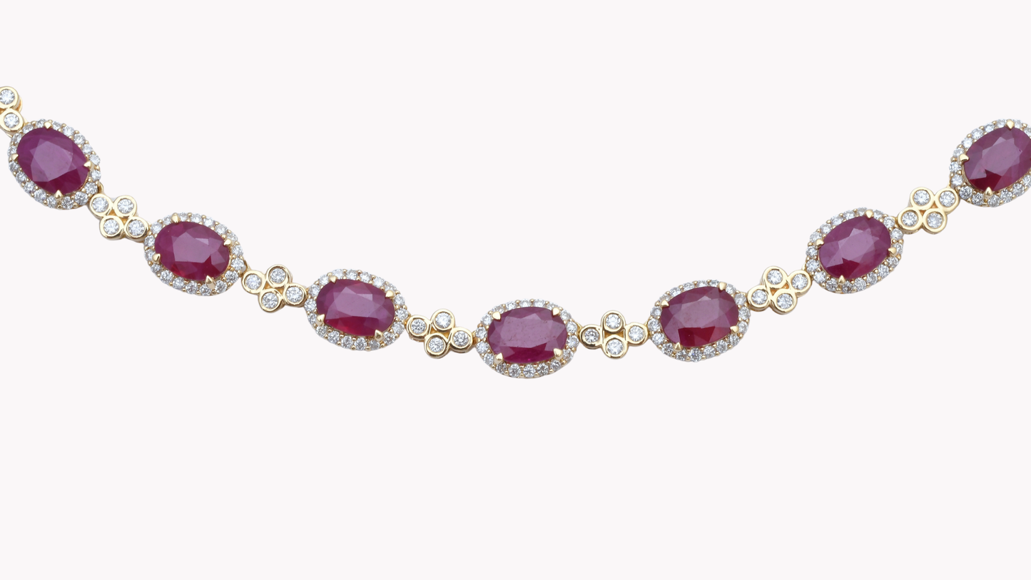 Ruby Necklace K18YG_Rara Bellezza 〜ララ ベレーツァ 稀代の美〜