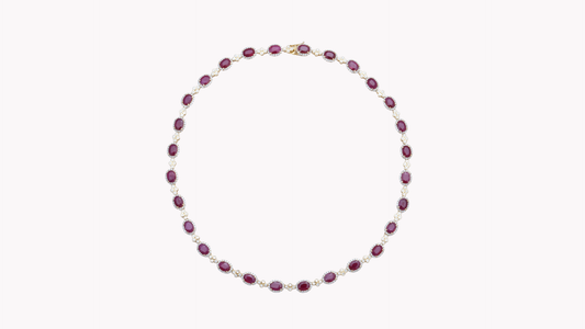 Ruby Necklace K18YG_Rara Bellezza 〜ララ ベレーツァ 稀代の美〜
