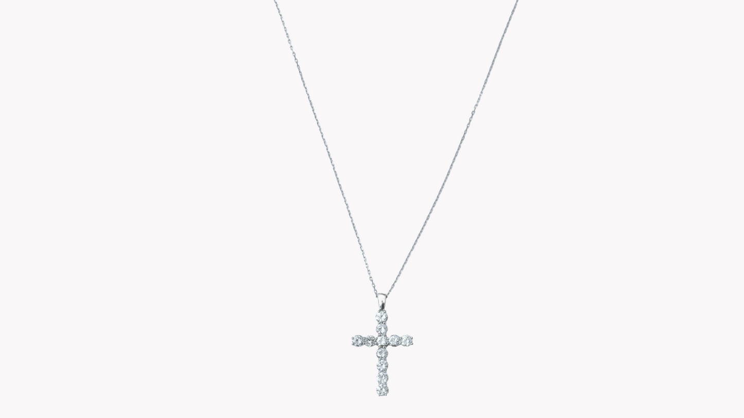 Cross Diamond Necklace_Belle Journée. 〜ベルジューネ 素敵な日〜